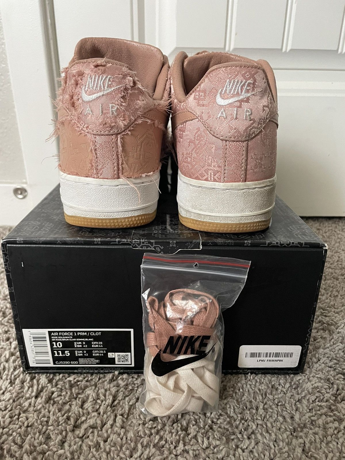 CLOT × Nike Nike x Clot Air Force One “Rose Gold Silk” size 10 Size US 10 / EU 43 - 6 Thumbnail