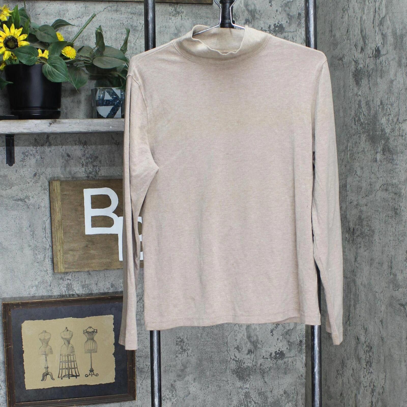 Croft Barrow Croft Barrow Long Sleeve Turtleneck Shirt Top Brown L Grailed