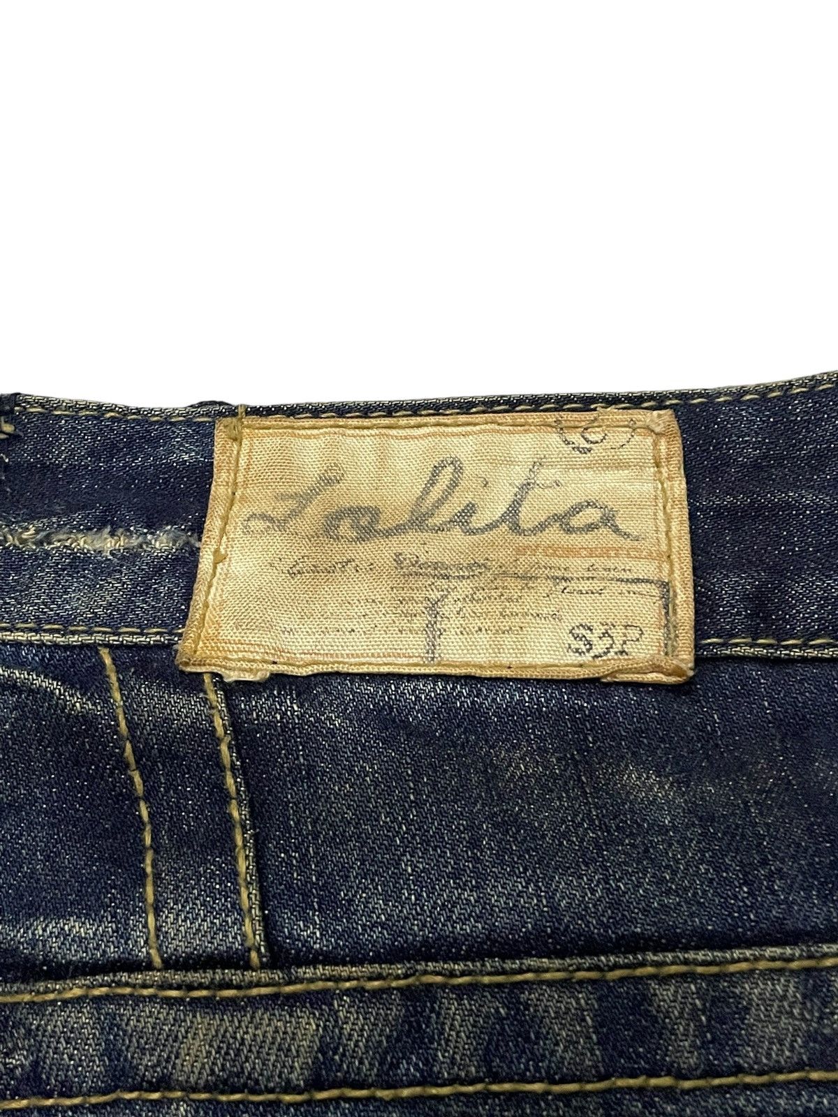 GOSTAR DE FUGA × Hysteric Glamour × Tornado Mart Lolita Japan Claw Mark Honeycomb Mud Wash Jeans Size US 30 / EU 46 - 17 Thumbnail