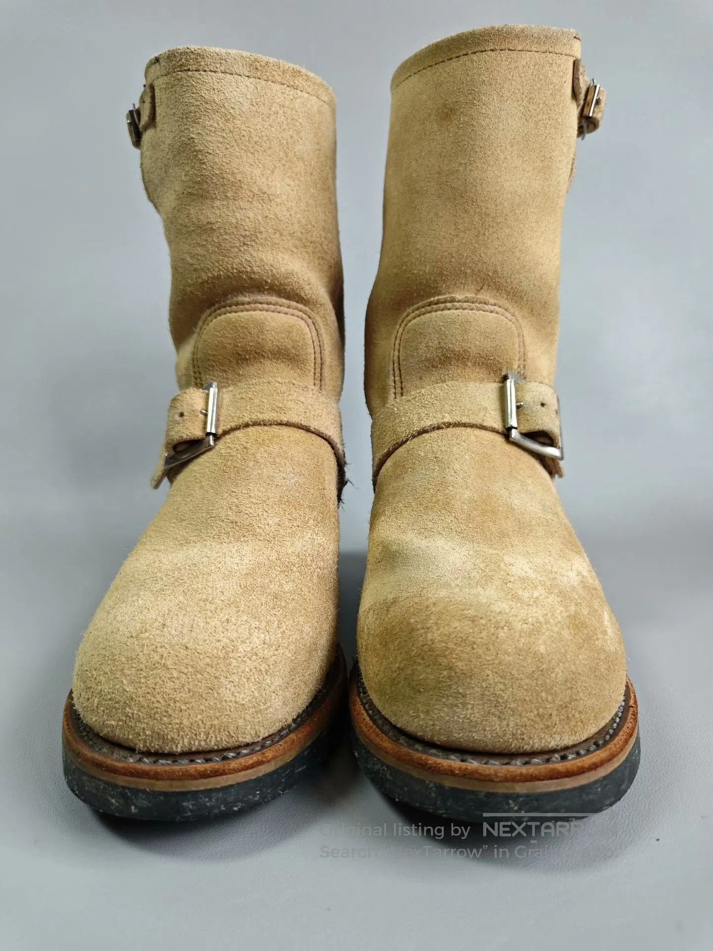Red Wing Redwing 8268 Suede Engineer Boots. Size US 8 / EU 41 - 2 Thumbnail