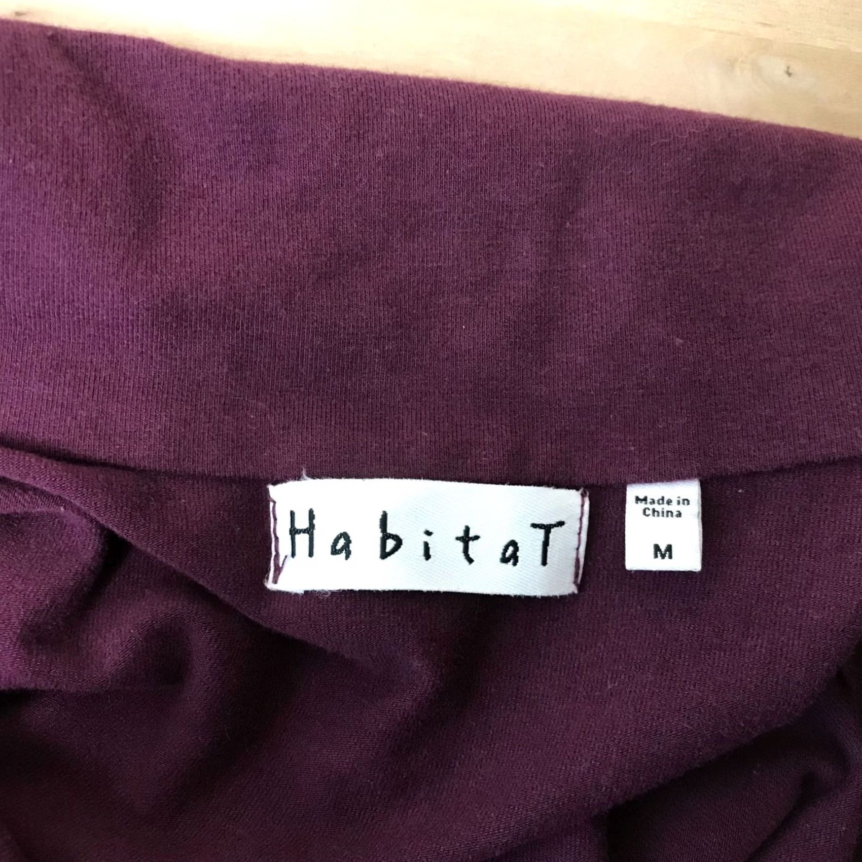 Habitat WOMEN'S MEDIUM BERRY CARDIGAN COTTON BLEND BUTTON UP LONG SLEEVE HABITAT Size M / US 6-8 / IT 42-44 - 7 Thumbnail