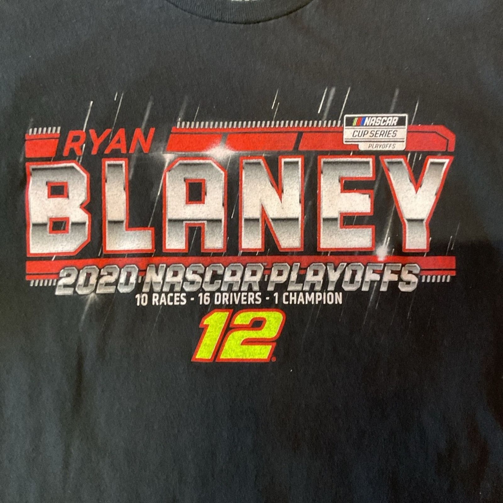 Vintage Team Penske NASCAR Cup Series #12 (Ryan Blaney) T-Shirt Size US L / EU 52-54 / 3 - 4 Thumbnail