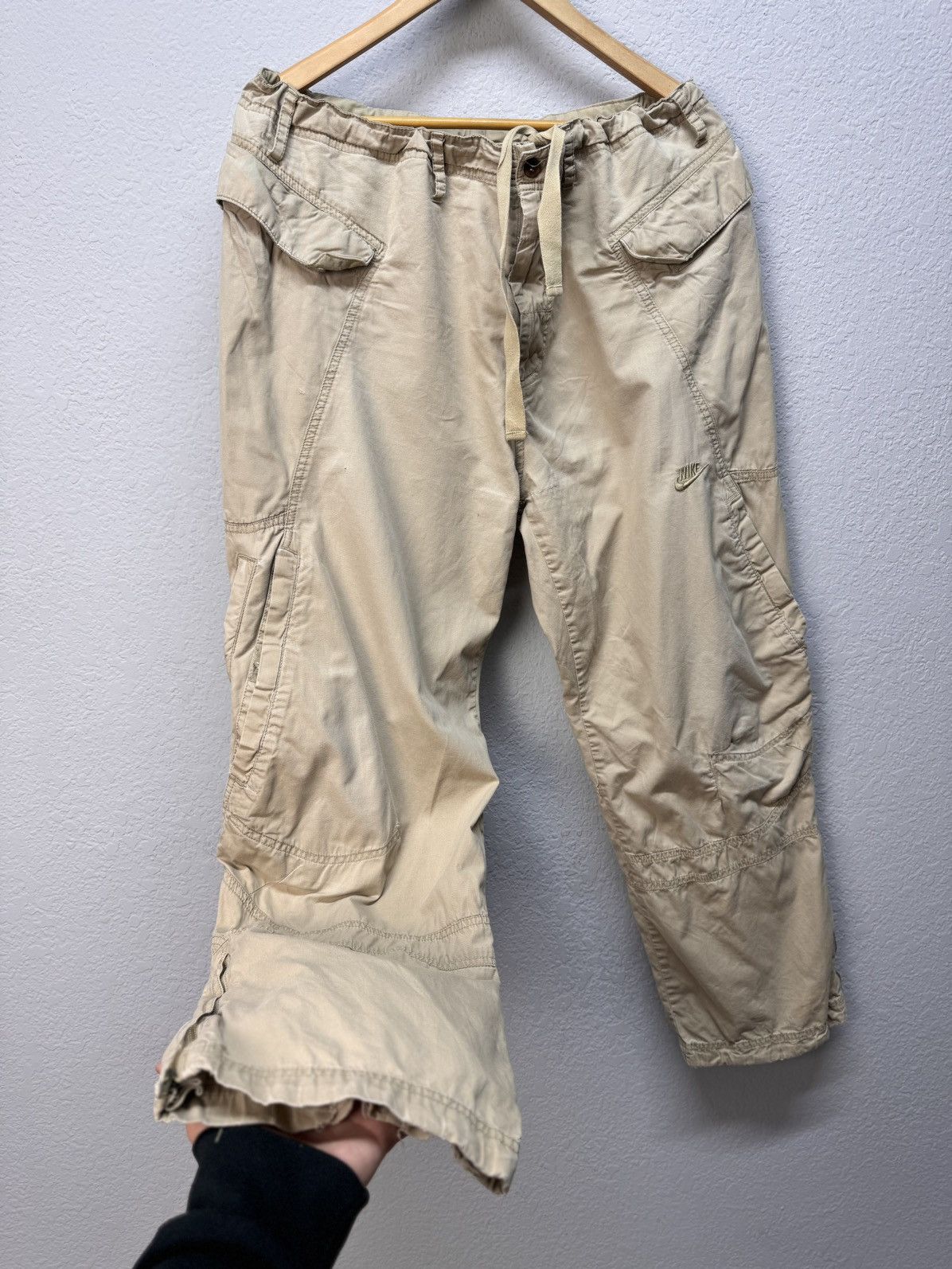 Nike × Vintage Vintage Nike Cagro Baggy Fit pants drill vintage cargo Size US 34 / EU 50 - 6 Thumbnail