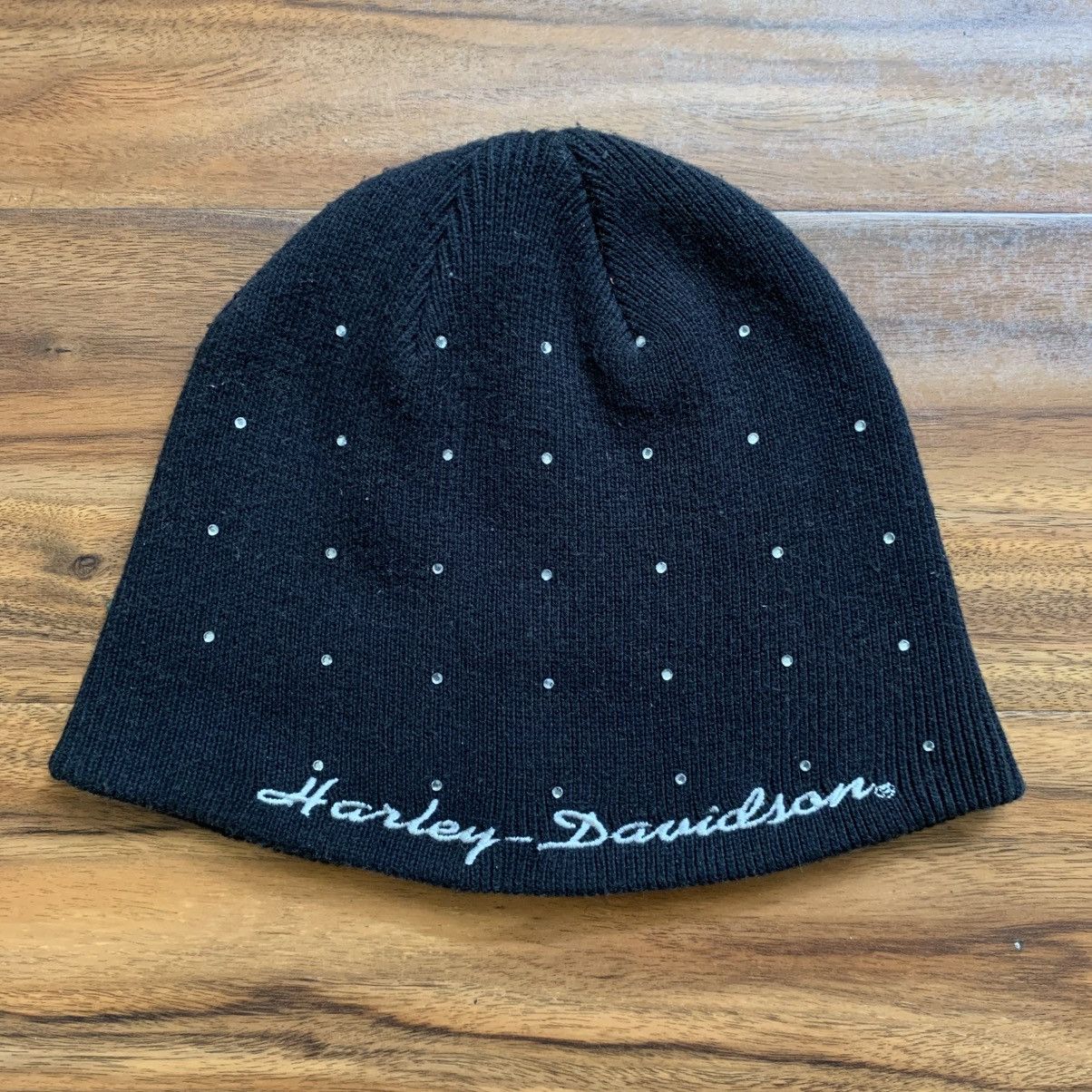 Harley Davidson Harley Davidson Rhinestone Beanie Size ONE SIZE - 1 Thumbnail