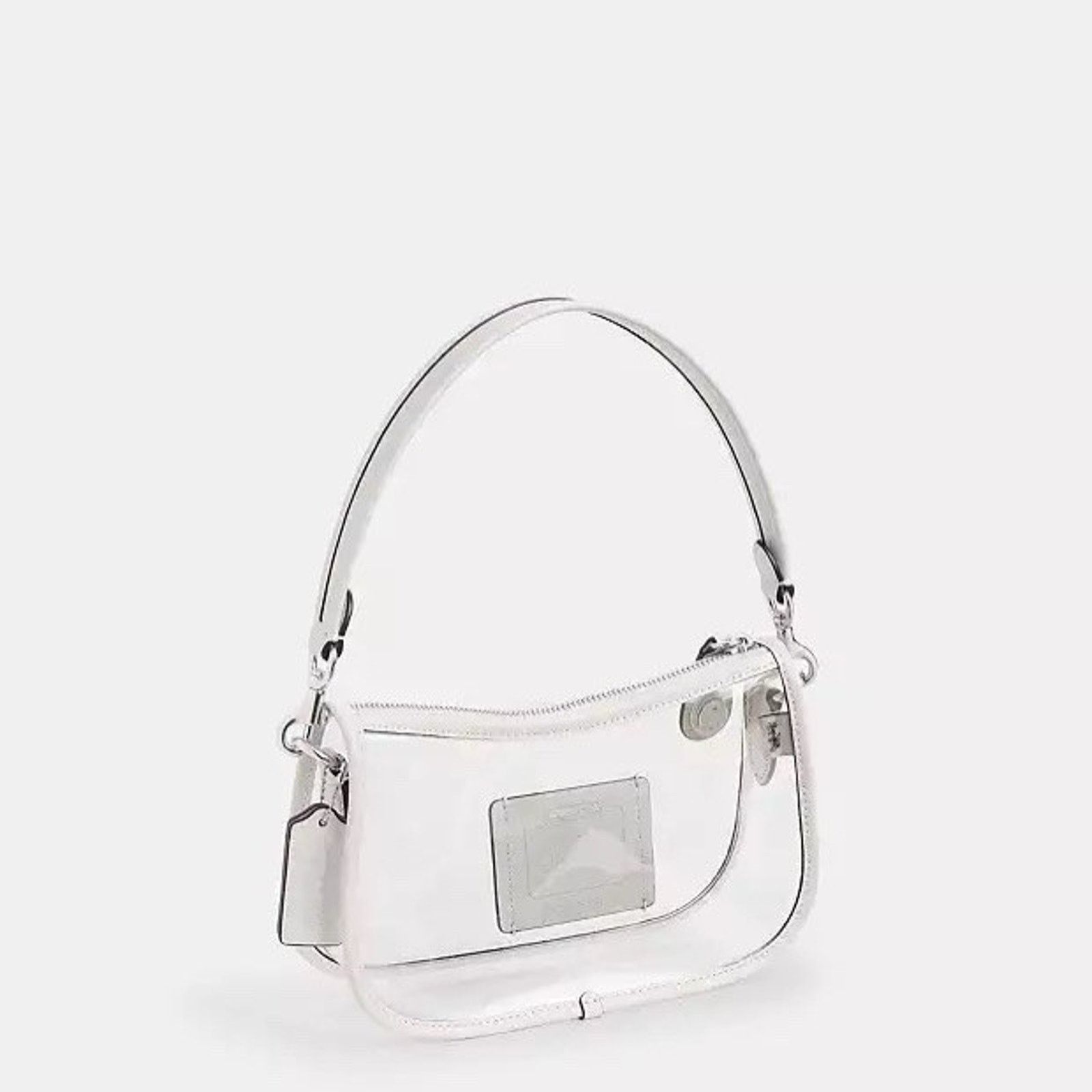Coach NWT Coach Stadium Swinger Bag Clear Dust Bag CBH13 Chalk Size ONE SIZE - 8 Thumbnail