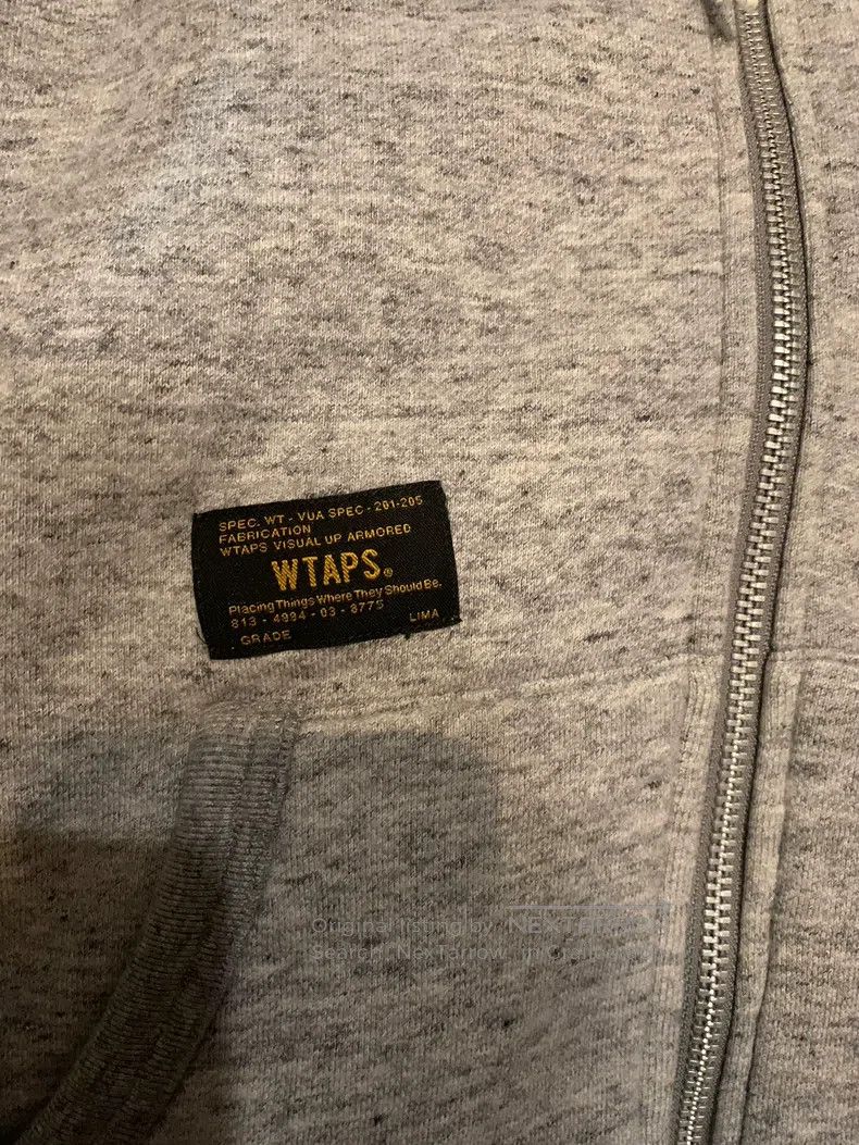 Wtaps Wtaps Gray fleece hoodie Size US L / EU 52-54 / 3 - 3 Thumbnail