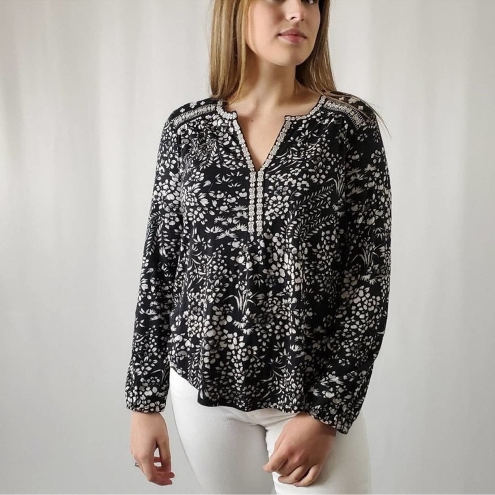Lucky Brand Lucky Brand Embroidered Top Size S / US 4 / IT 40 - 5 Thumbnail