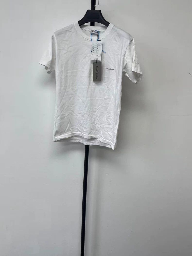 Balenciaga Balenciaga Logo Print Crewneck Short Sleeve T-shirt - dmc Size US M / EU 48-50 / 2 - 1 Thumbnail