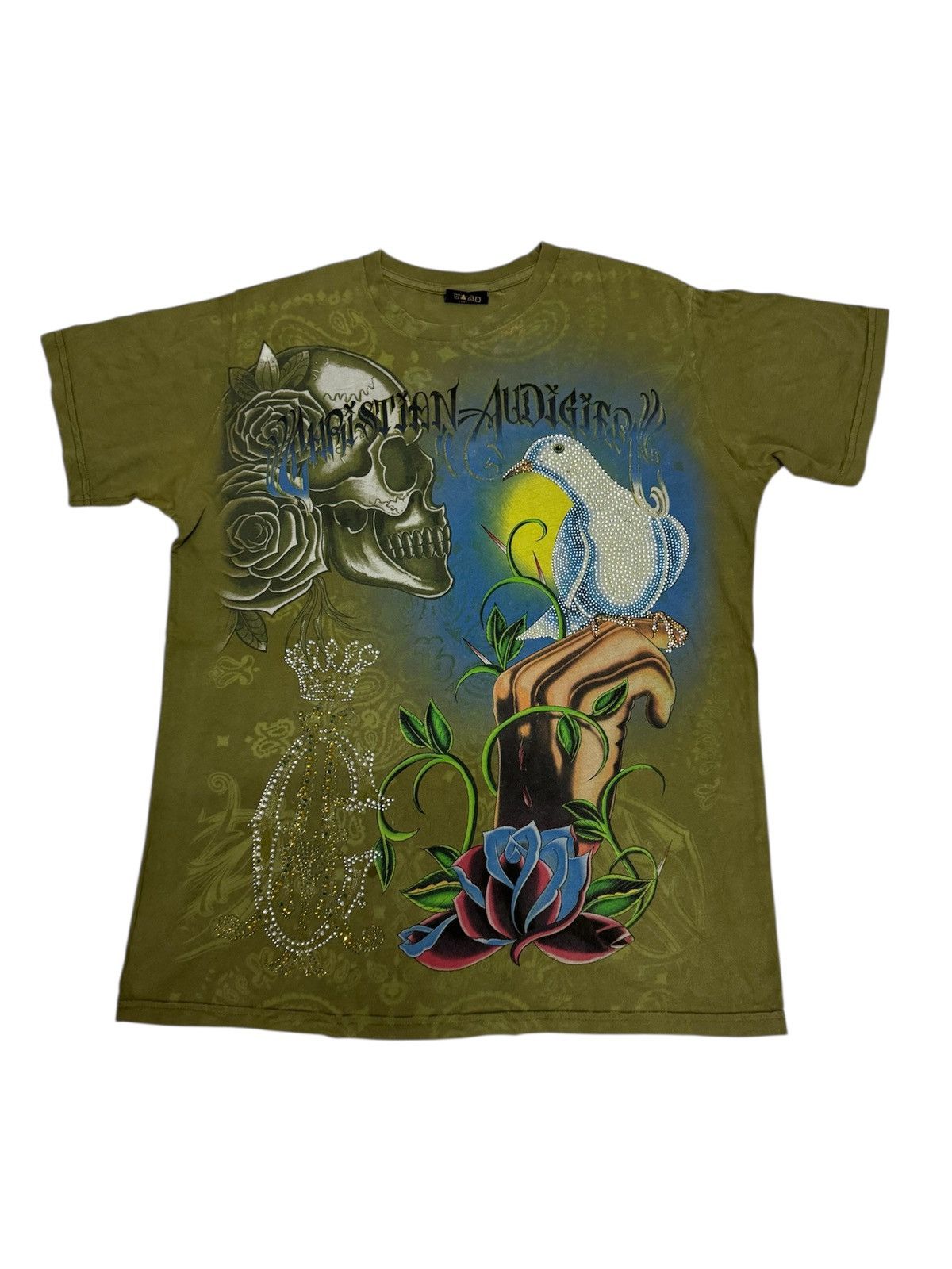 Christian Audigier Christian Audigier overprint Tshirt Size US L / EU 52-54 / 3 - 1 Thumbnail
