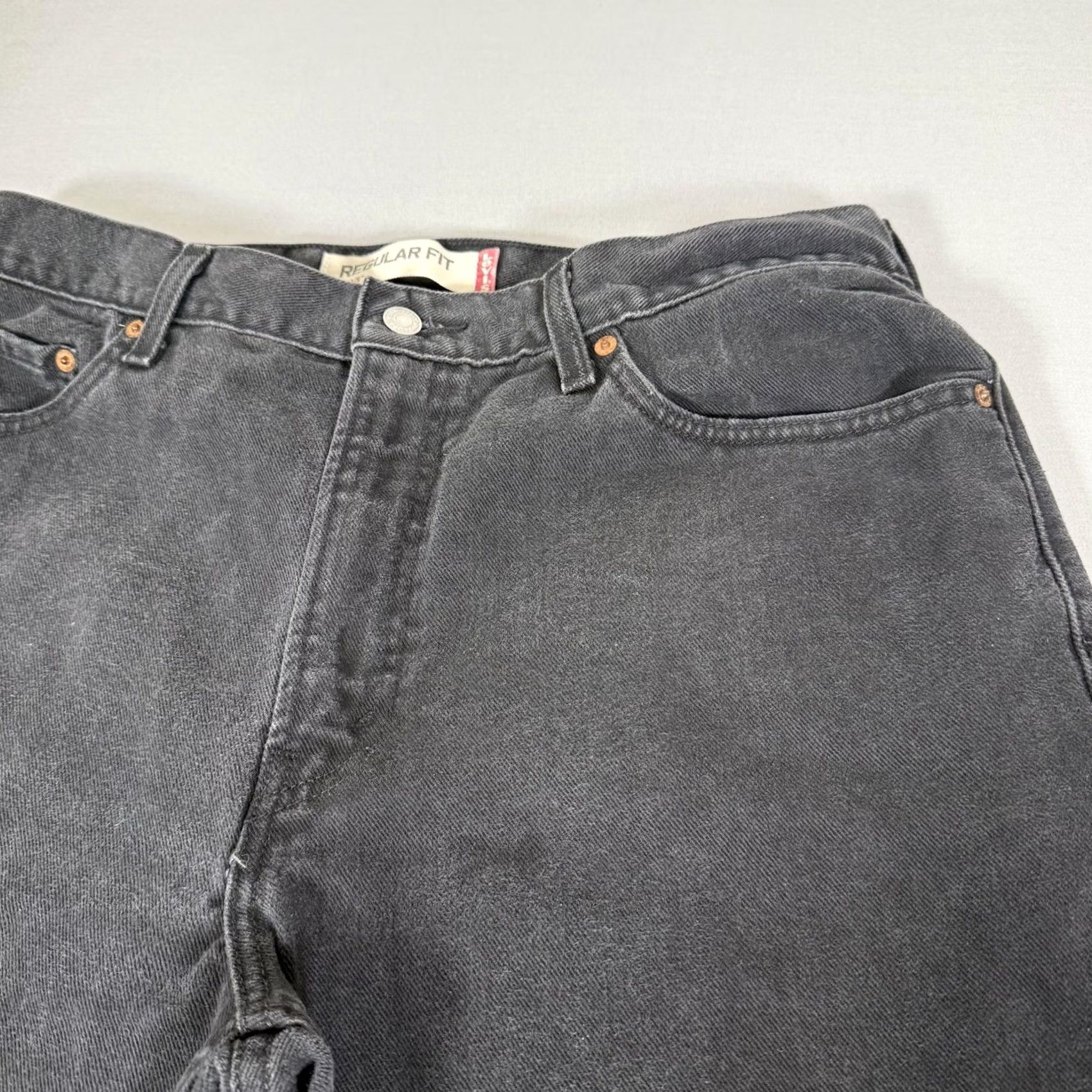 Levi's VINTAGE Levi's Jeans Mens 36x32 Black 505 Straight Fit Denim Pants Western Cowboy Size US 36 / EU 52 - 3 Thumbnail