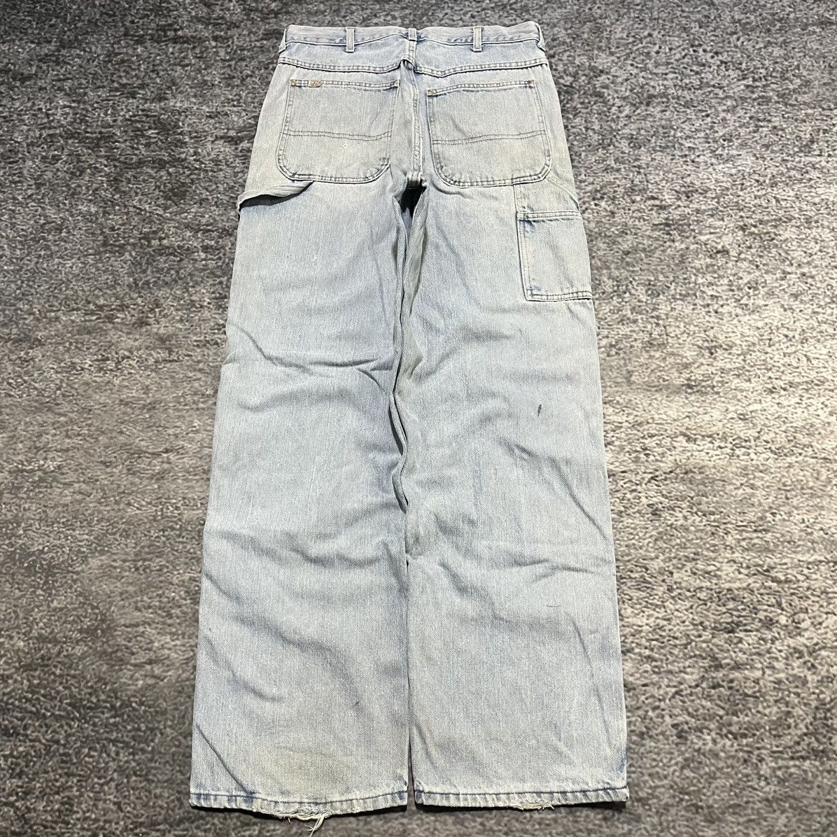 Big Mac Vintage 90s Faded Big Mac Baggy Wide Leg Carpenter Jeans Size US 32 / EU 48 - 1 Thumbnail
