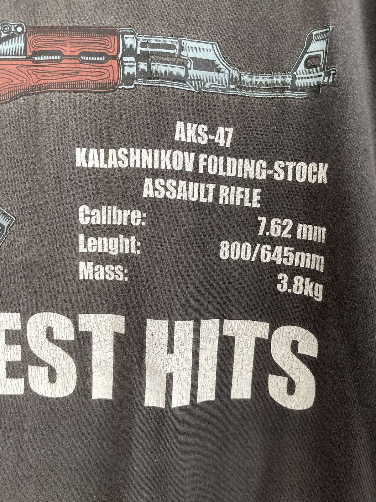 Vintage Y2K Vintage AK47 Kill World Tour Kalashnikov Alice Glass Size US XL / EU 56 / 4 - 4 Thumbnail