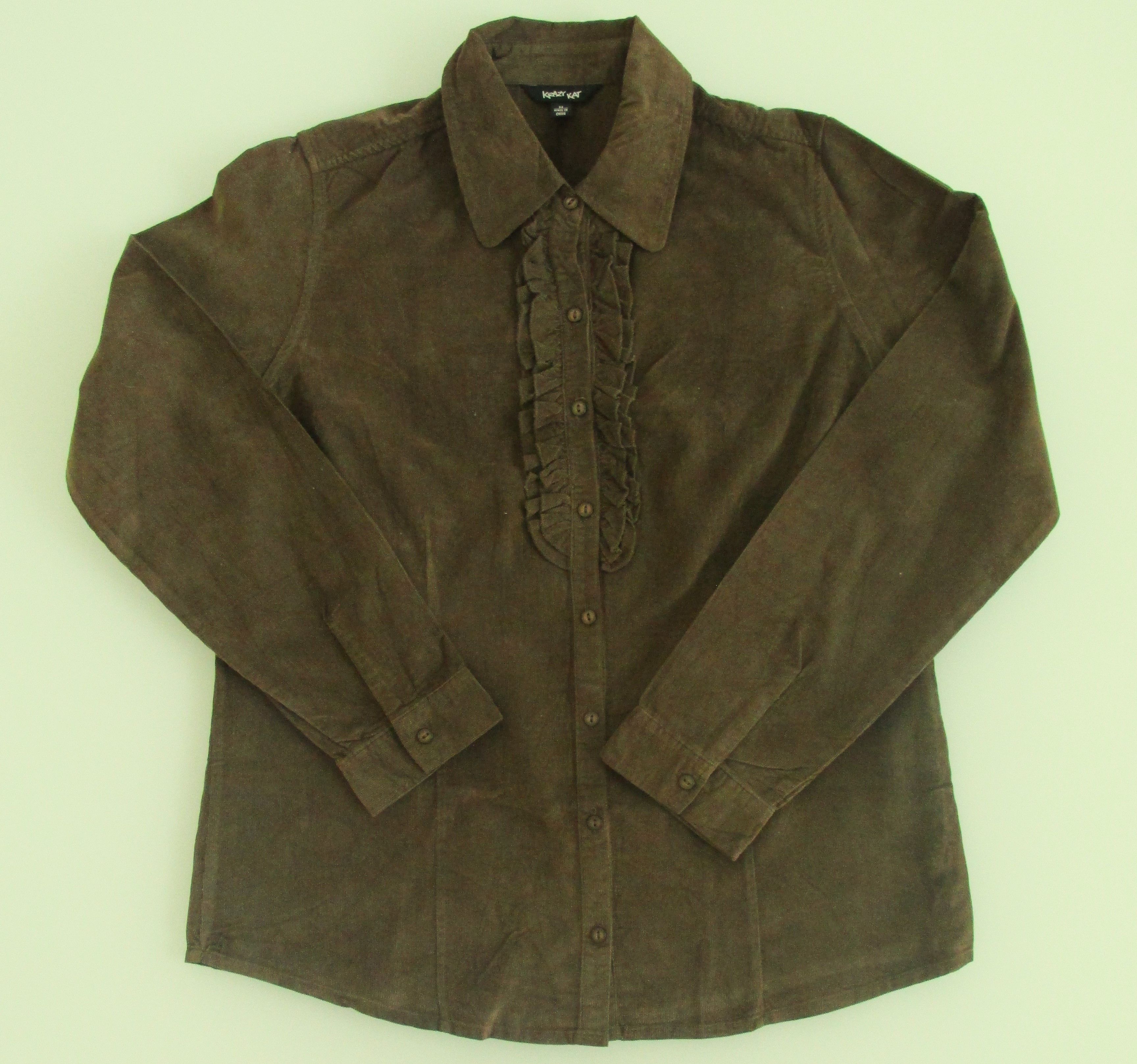 Other Krazy Kat Women's Corduroy Shirt Size Medium Junior Size M / US 6-8 / IT 42-44 - 1 Thumbnail