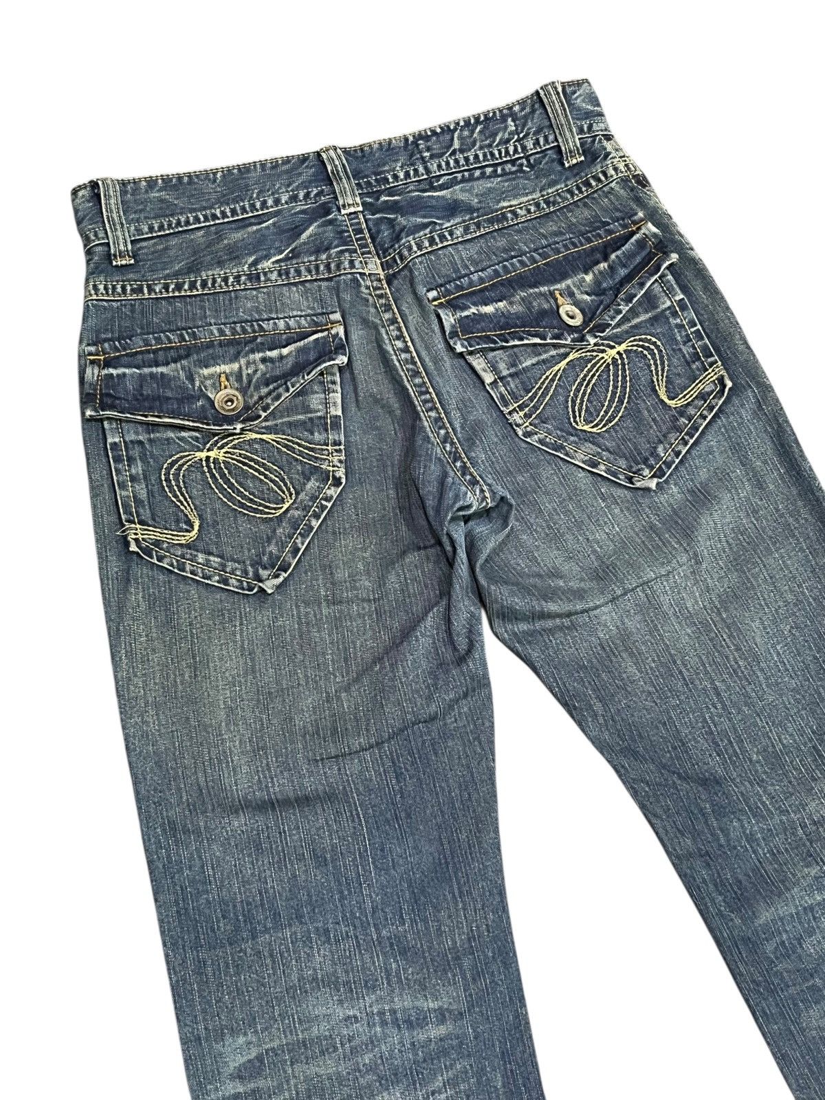 Japanese Brand 🔥Vintage Bush Pants Distressed Rusty Denim Japanese Brand Size US 31 - 5 Thumbnail