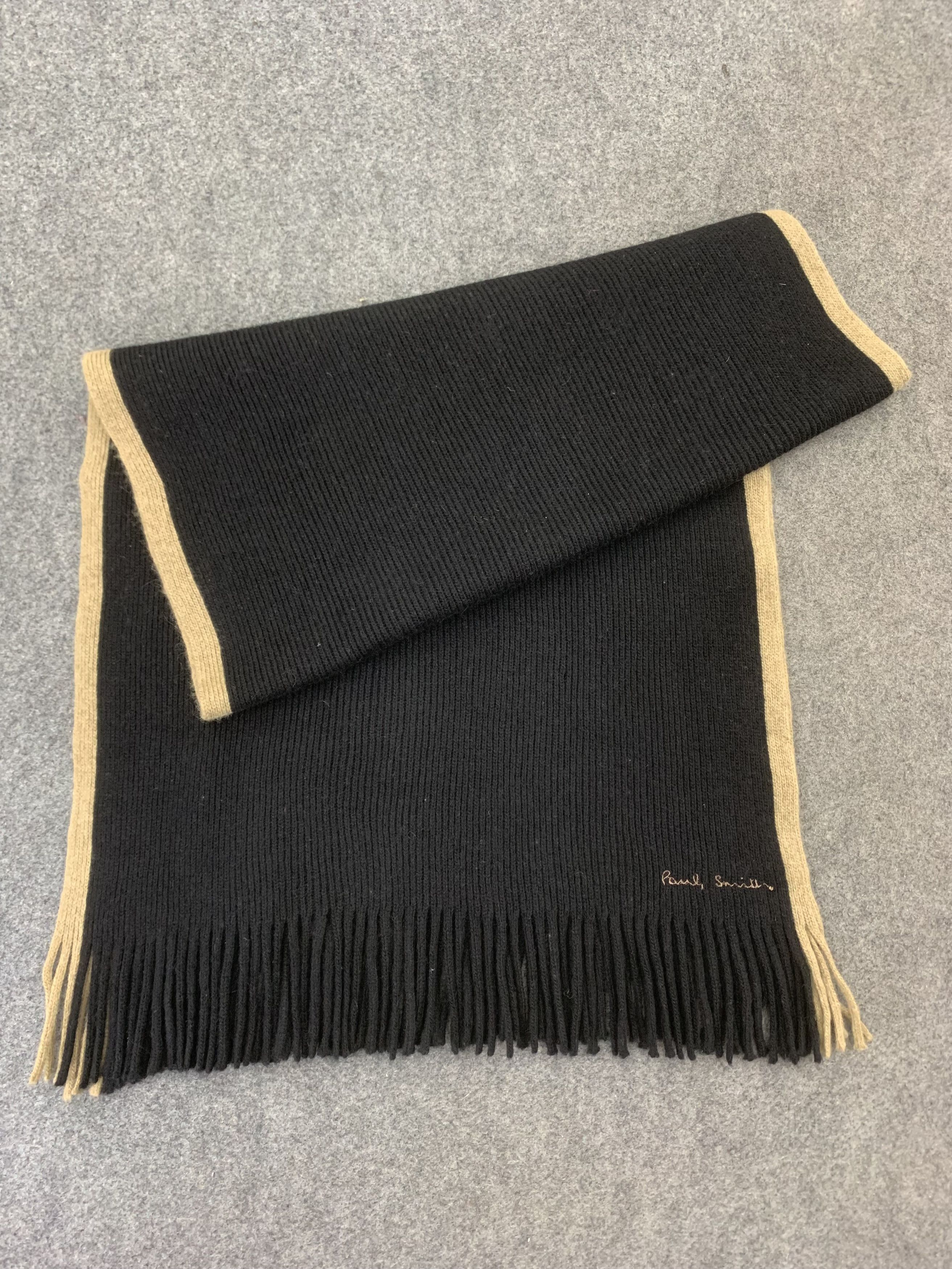 Paul Smith Paul Smith Scarf Wool Muffler Neck Wrap BL2086 Size ONE SIZE - 3 Thumbnail