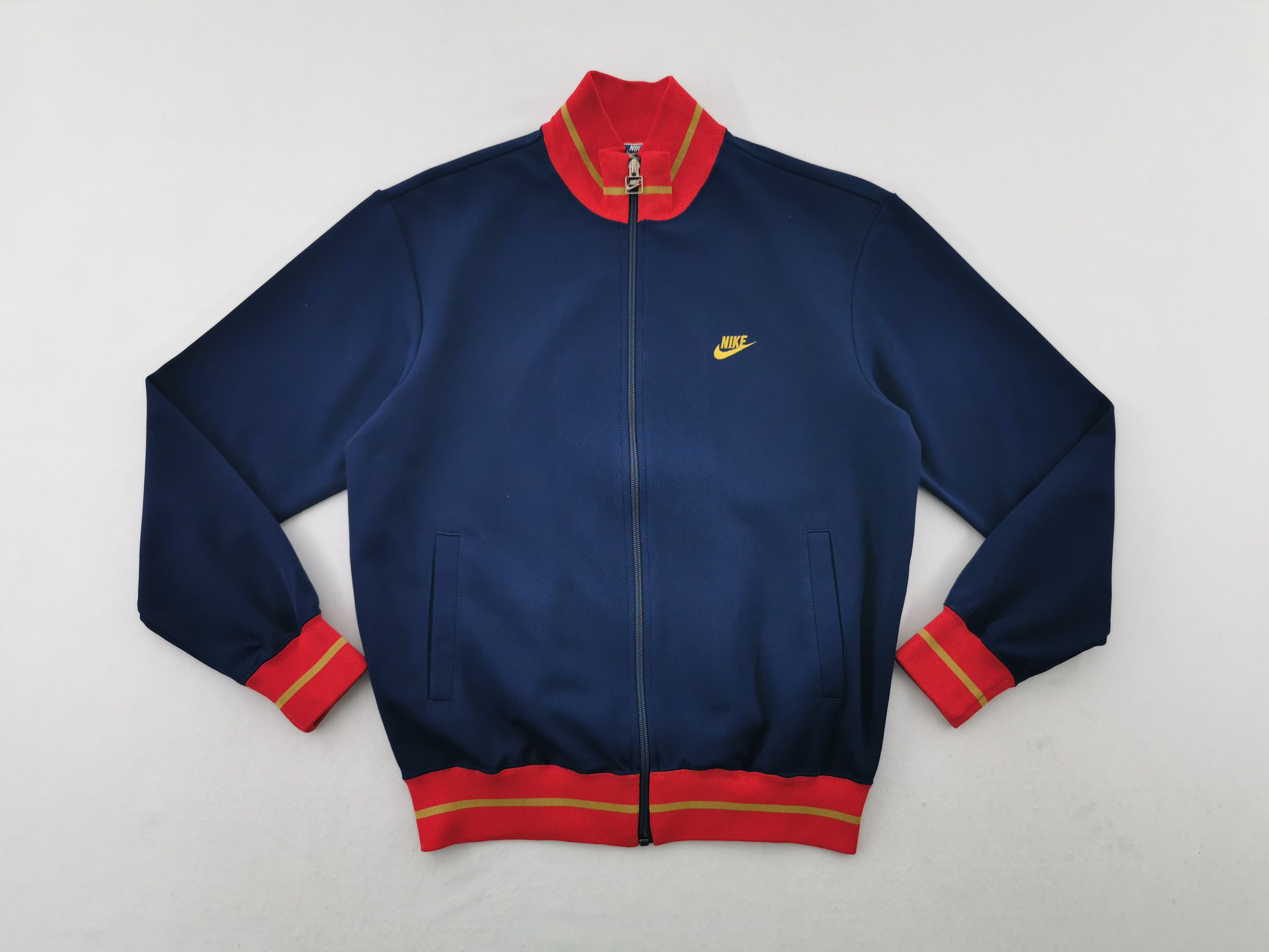 Nike Vintage 90's Nike Swoosh Blue Tag Track Top Made In Japan Size US M / EU 48-50 / 2 - 4 Thumbnail