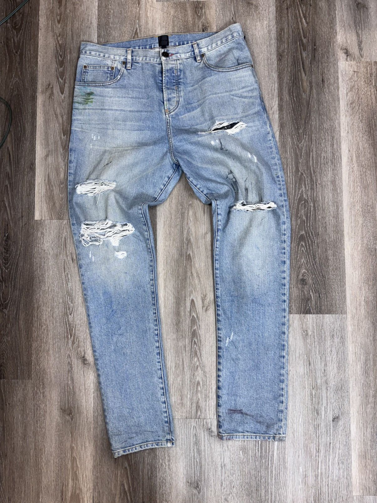 En Noir Rare early En Noir (EN NOIR) distressed 38x34 2014—peak LA Size US 38 / EU 54 - 18 Thumbnail