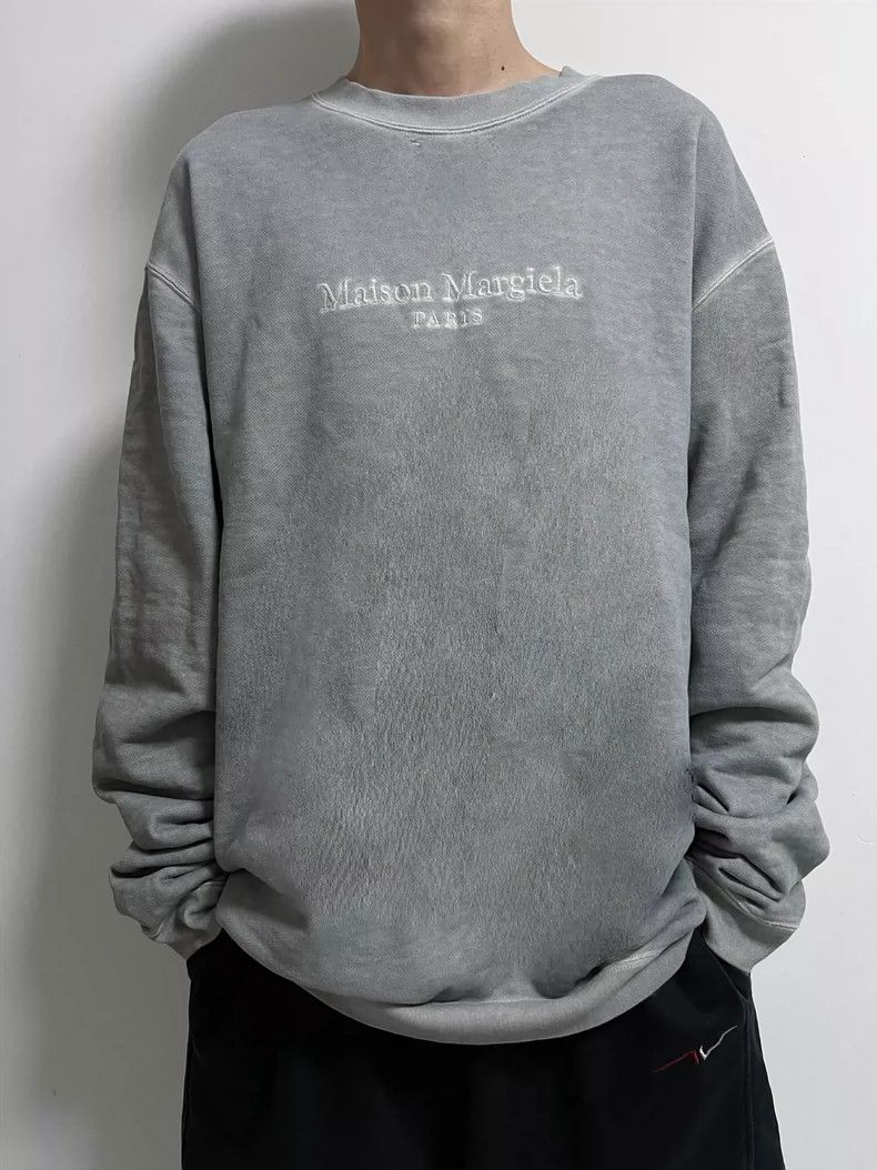 Maison Margiela Maison Margiela New washed logo sweatshirt Size US M / EU 48-50 / 2 - 2 Thumbnail