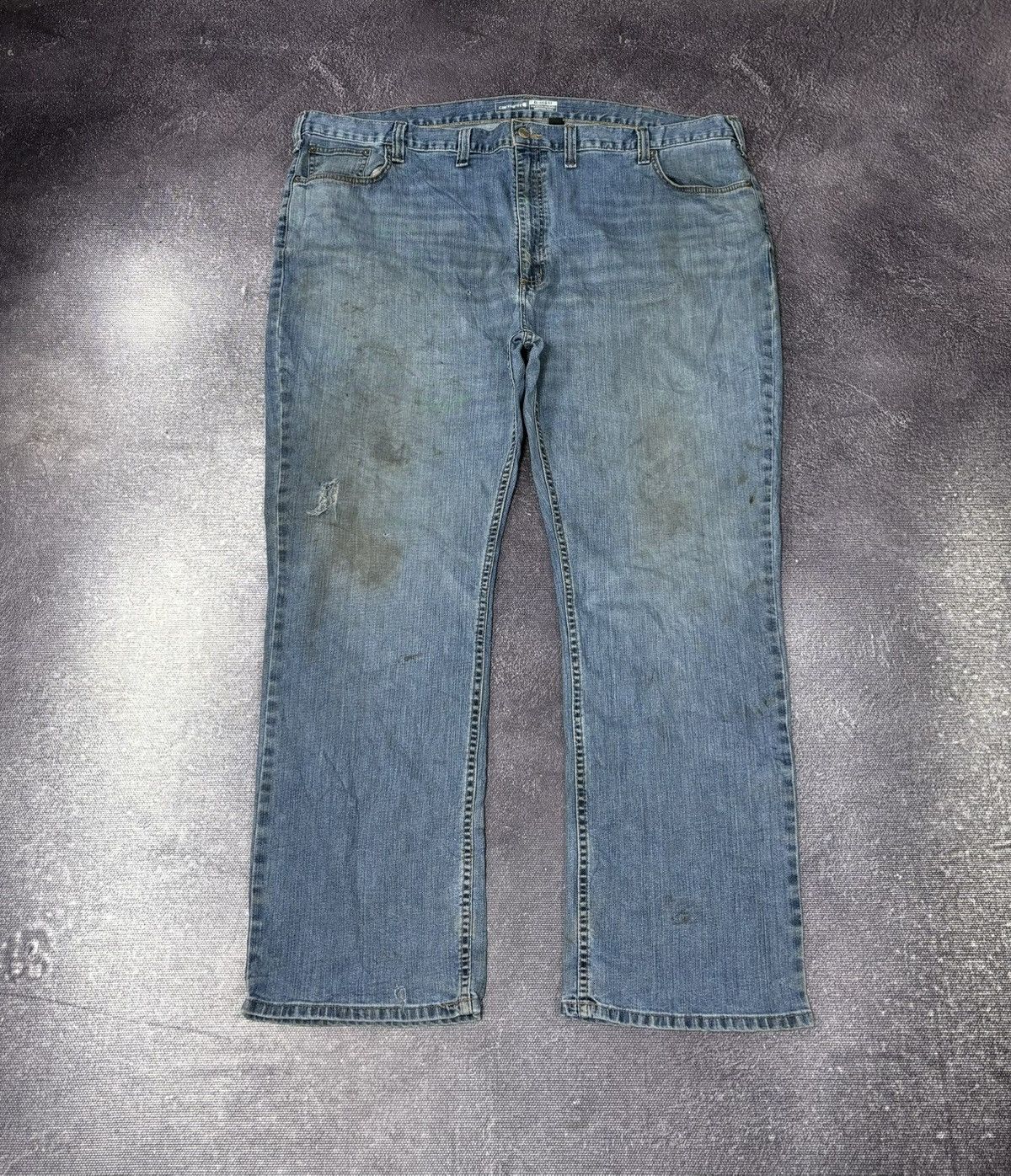 Carhartt Vintage Carhartt Y2K Distressed Denim Hype Skate Baggy Jeans Size US 44 / EU 60 - 2 Thumbnail