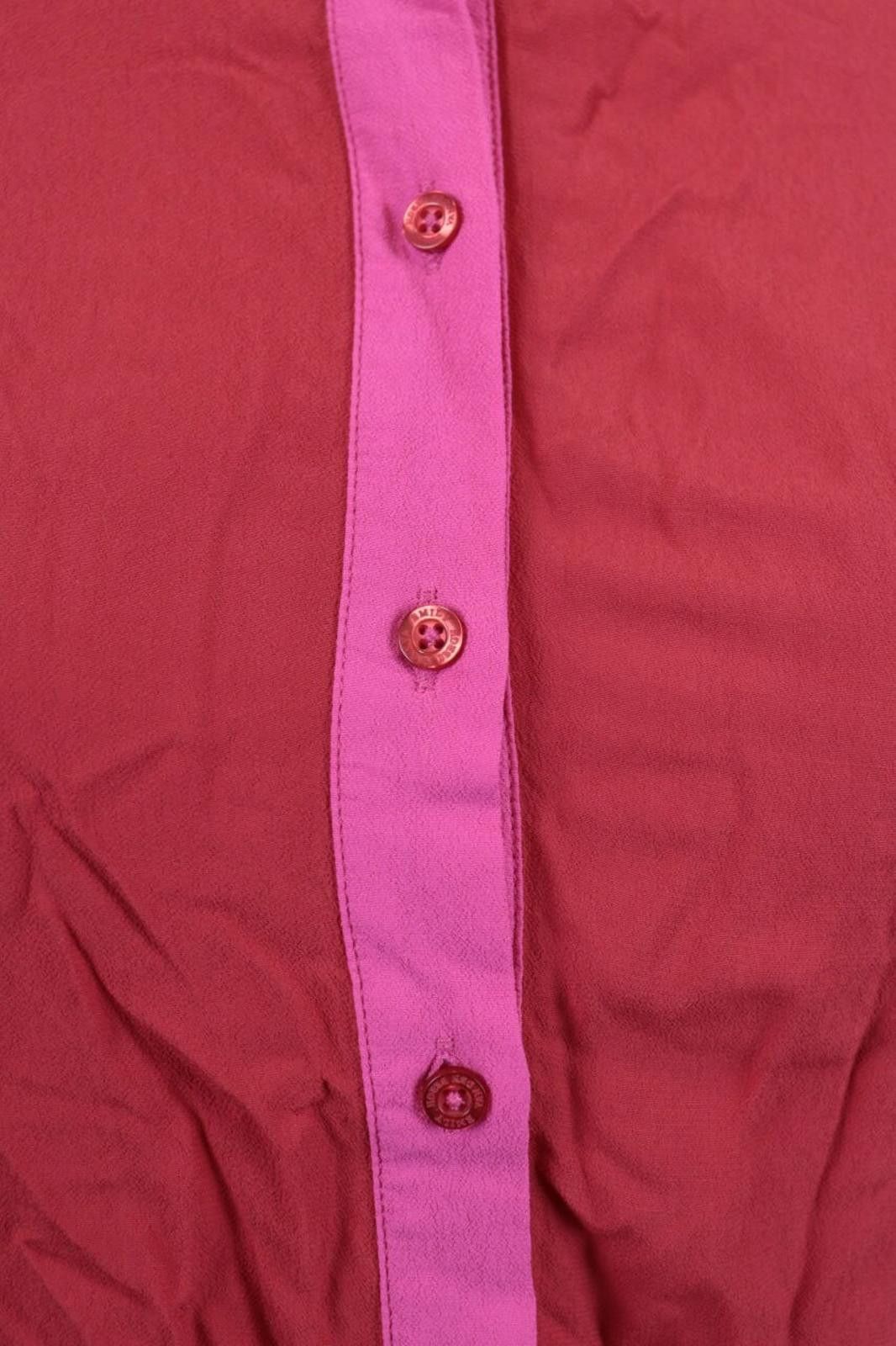 Designer Emily Van Den Bergh Red Button Down Blouse Shirt Size 36 Size M / US 6-8 / IT 42-44 - 5 Thumbnail