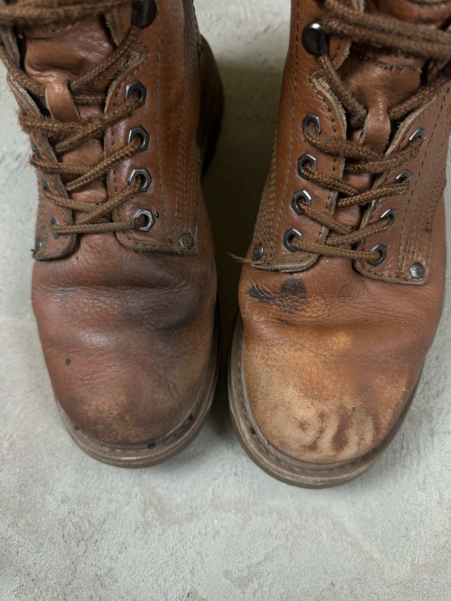 Dickies × Vintage Vintage Dickies Workwear Distressed Leather Boots Size US 7 / EU 40 - 7 Thumbnail