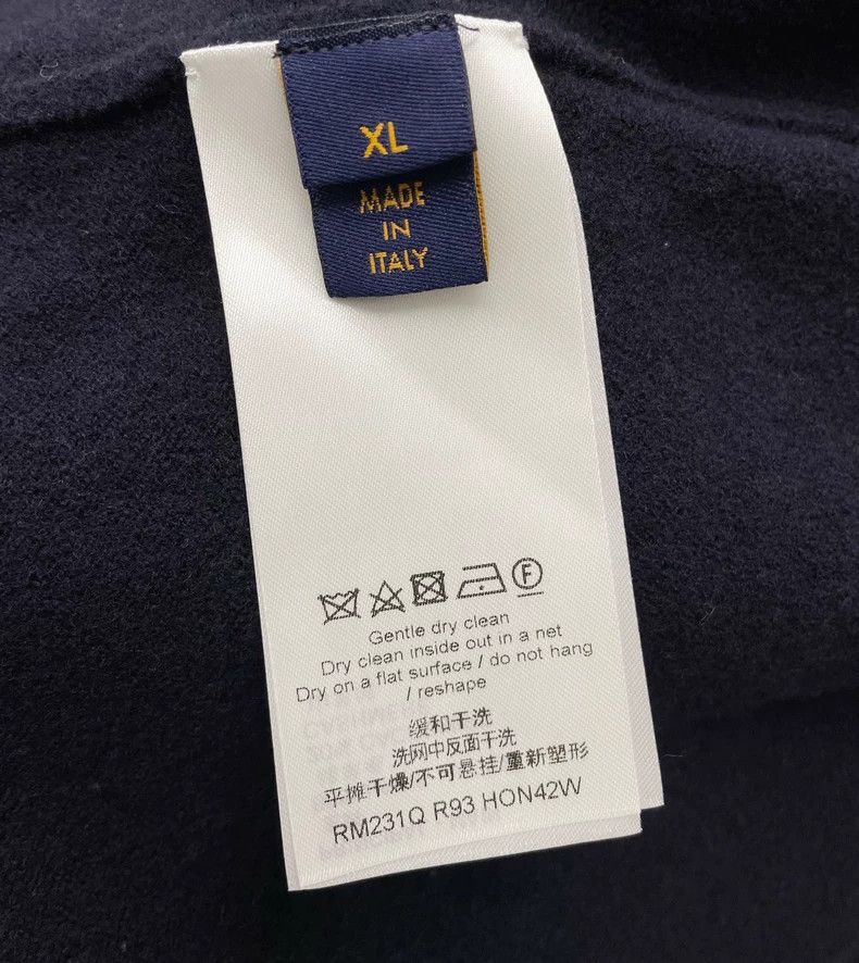 Louis Vuitton Louis Vuitton Navy knit sweater Size US XL / EU 56 / 4 - 6 Thumbnail
