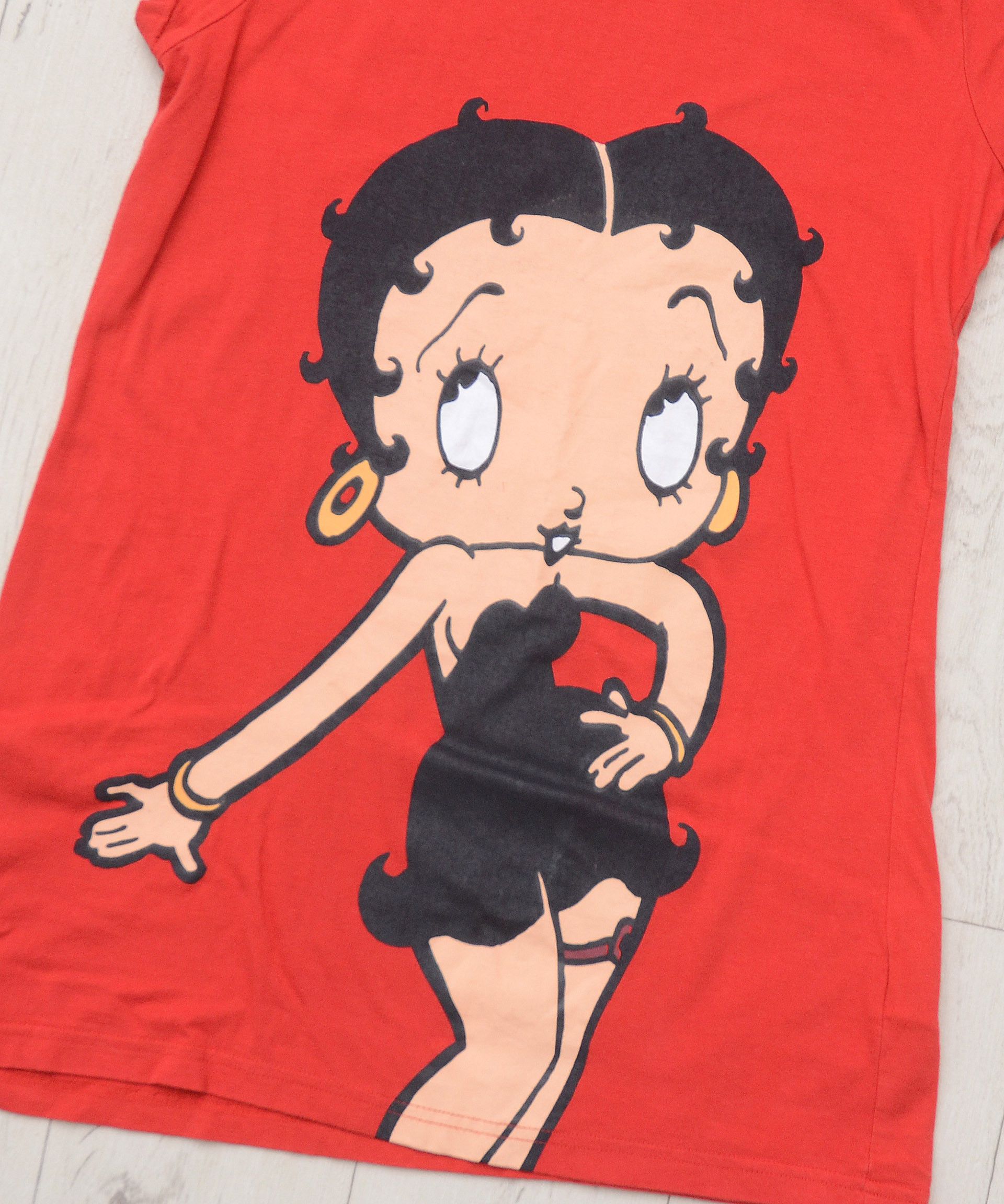 Japanese Brand × Vintage Vintage Betty Boop “Sassy” Tee T-shirt Red Big Print 2010 Size S / US 4 / IT 40 - 4 Thumbnail