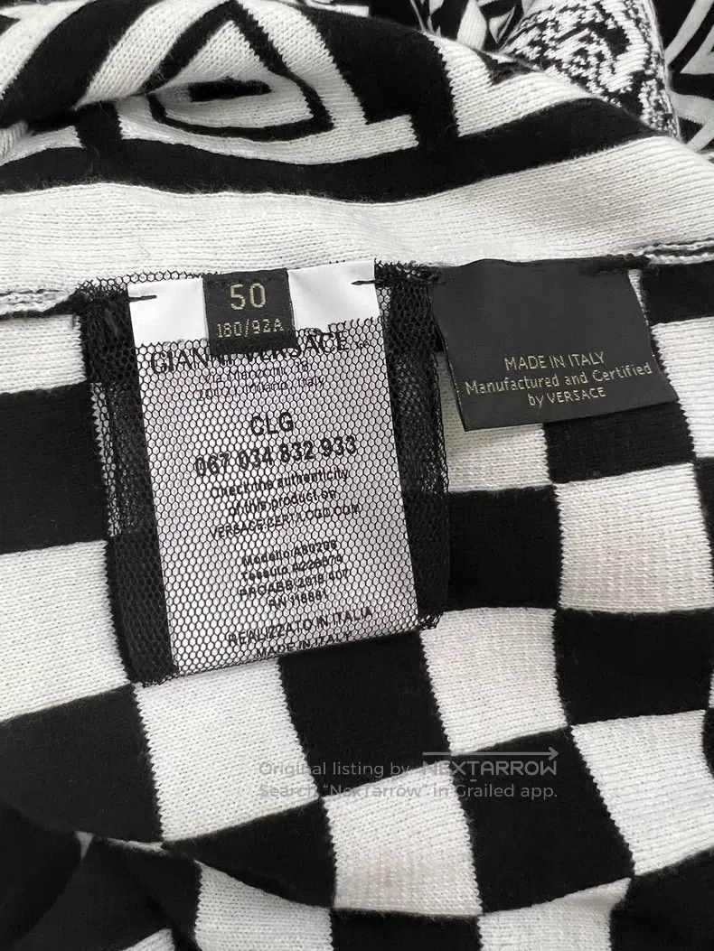 Other Versace Checkerboard back pattern Medusa knit Size US L / EU 52-54 / 3 - 6 Thumbnail