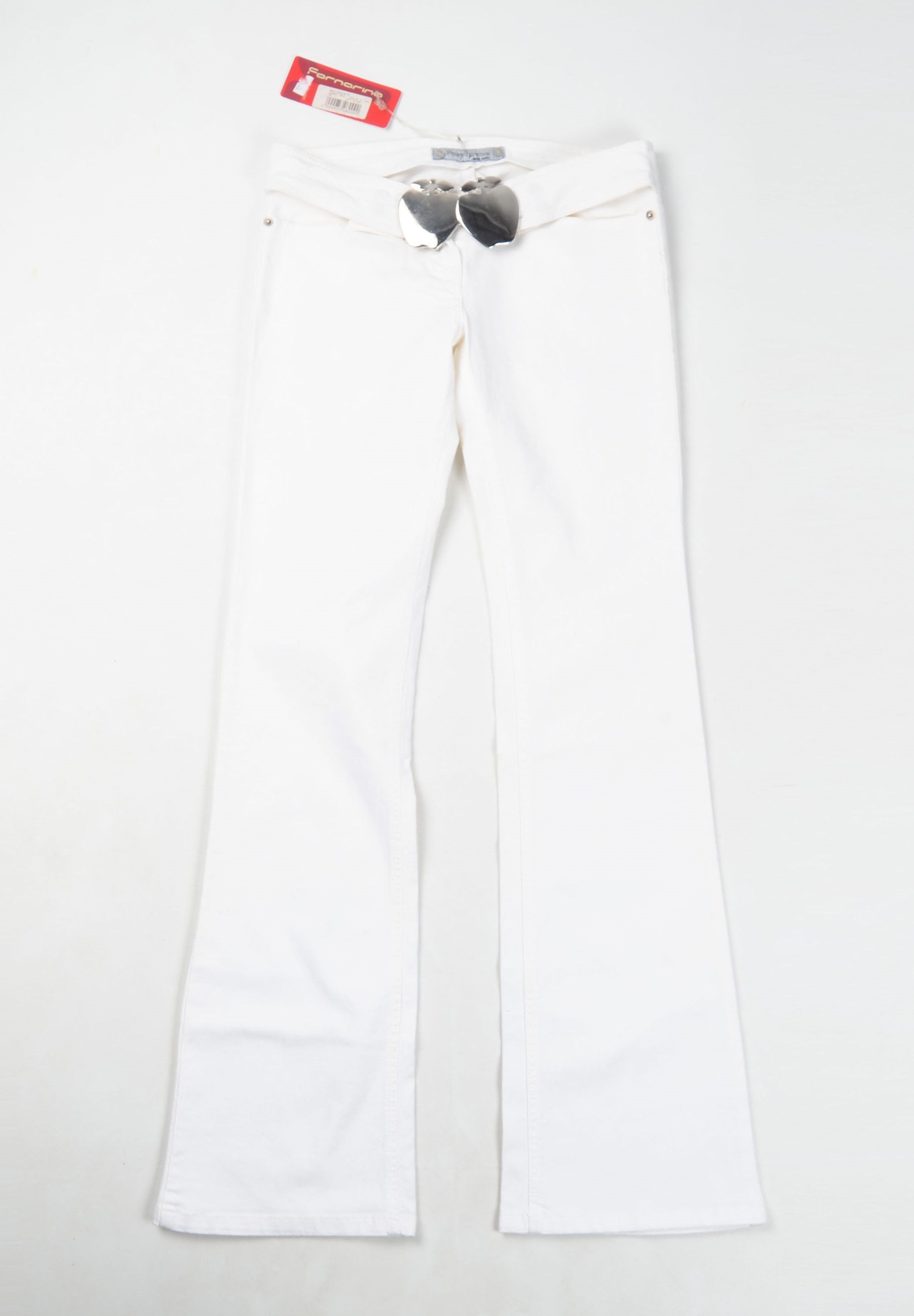 Designer × Vintage Vintage Fornarina Y2K Coquette Low Rise Boot Cut Jeans Size 29" - 1 Thumbnail