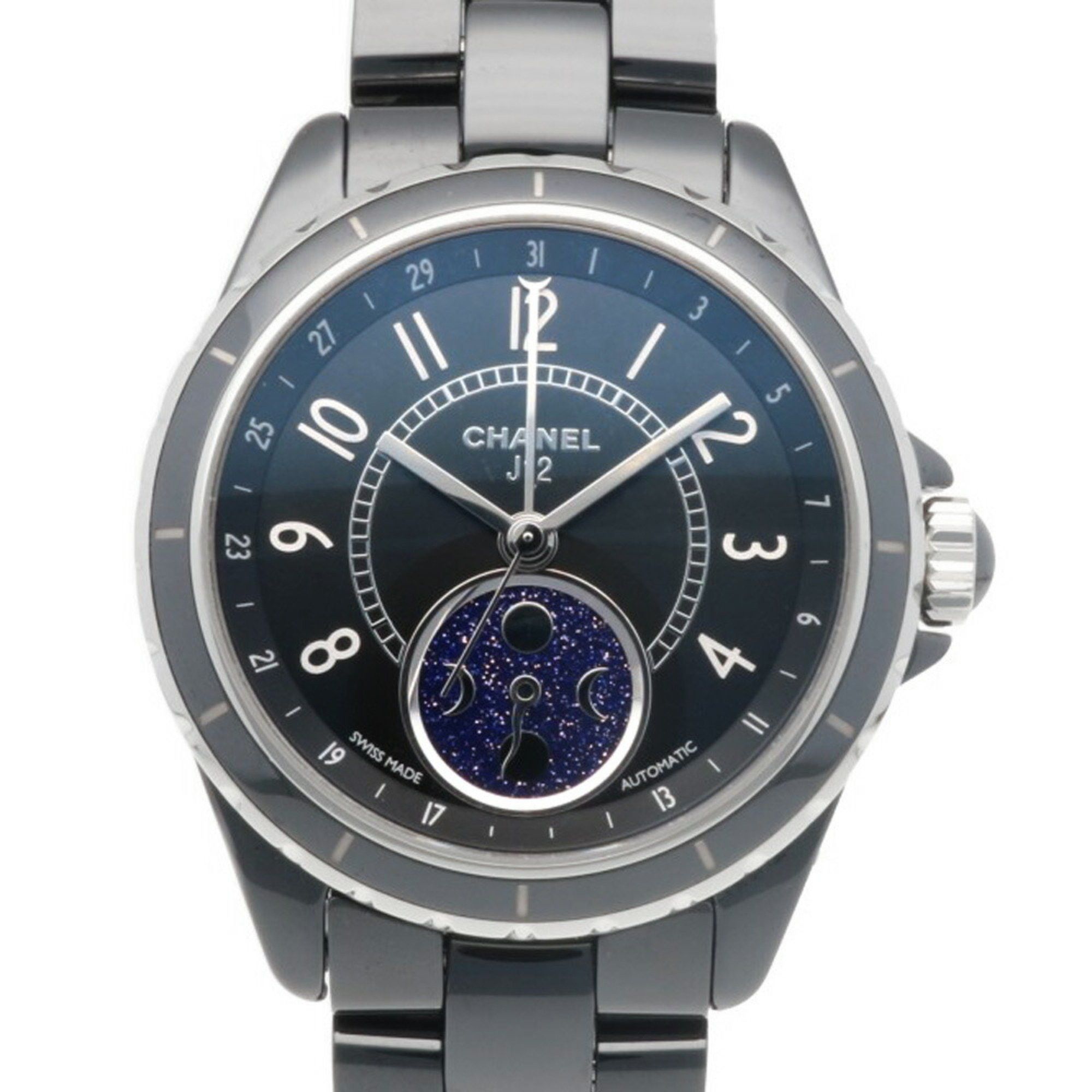 Chanel Chanel J12 Watch Stainless Steel H3406 Automatic Men's CHANEL Size ONE SIZE - 1 Thumbnail