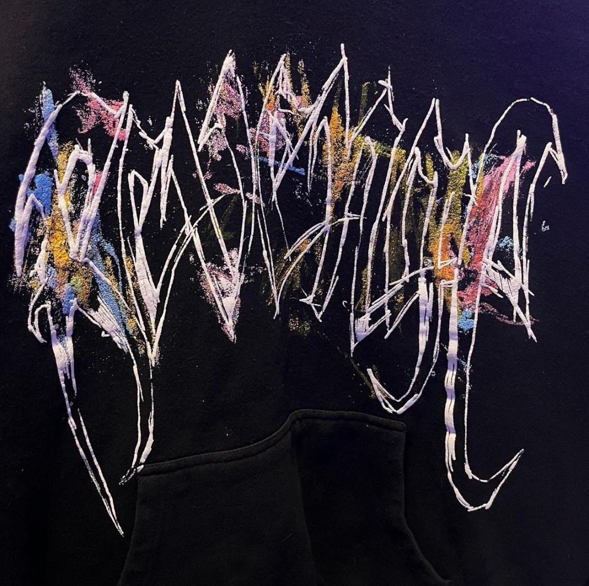 Revenge Revenge X Lil Durk painting hoodie Size US M / EU 48-50 / 2 - 2 Thumbnail