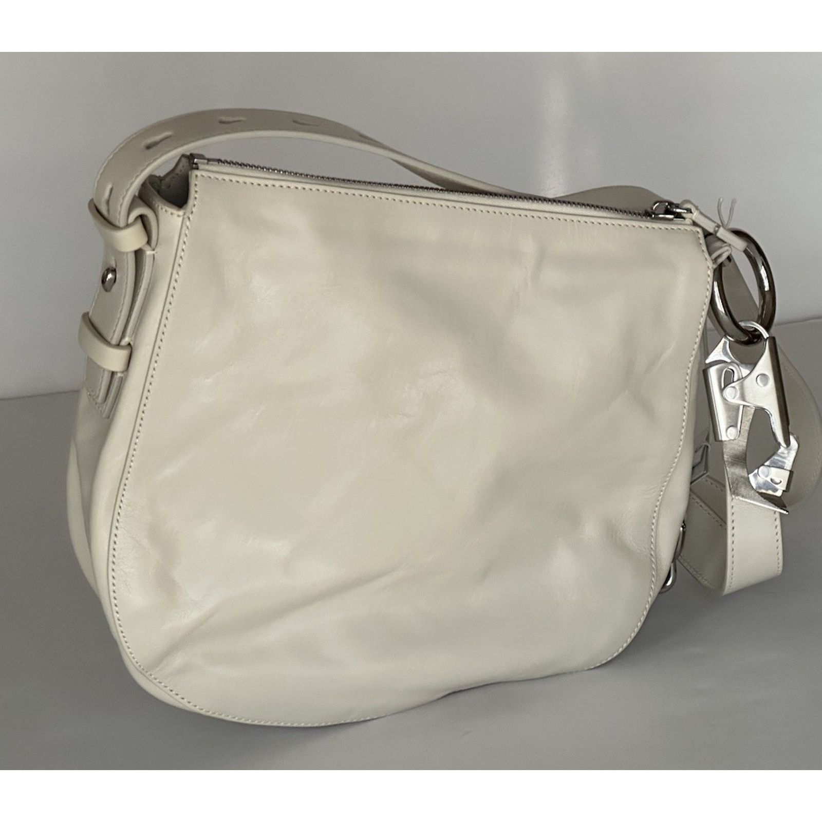 Burberry Burberry Small Knight Crinkled Leather Shoulder Bag 80816761 Size ONE SIZE - 3 Thumbnail