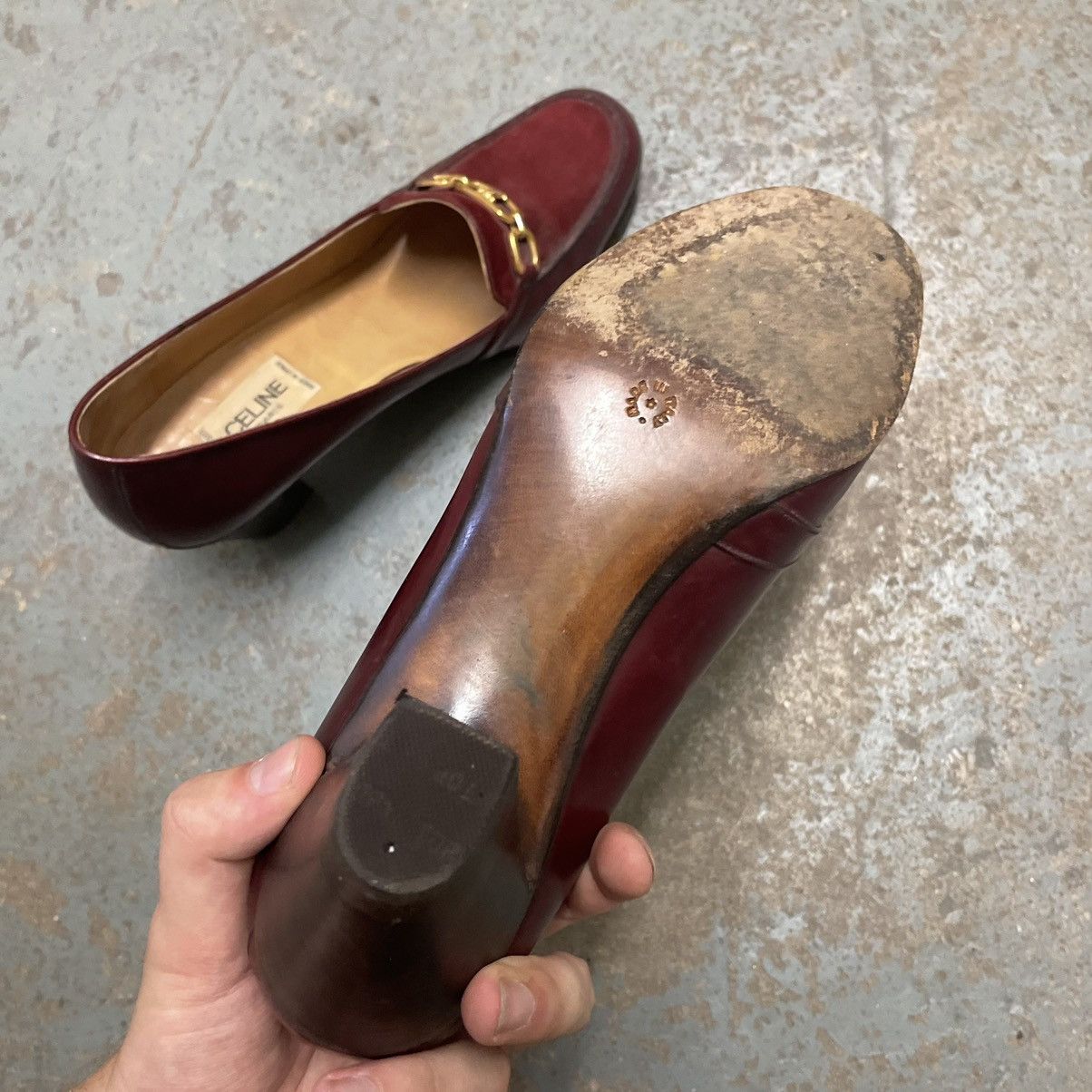 Celine × Vintage Vintage celine leather pumps Size US 9 / IT 39 - 5 Thumbnail