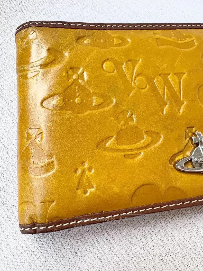 Vivienne Westwood Vivienne Westwood Vintage brownish-yellow Saturn full prin Size ONE SIZE - 2 Thumbnail