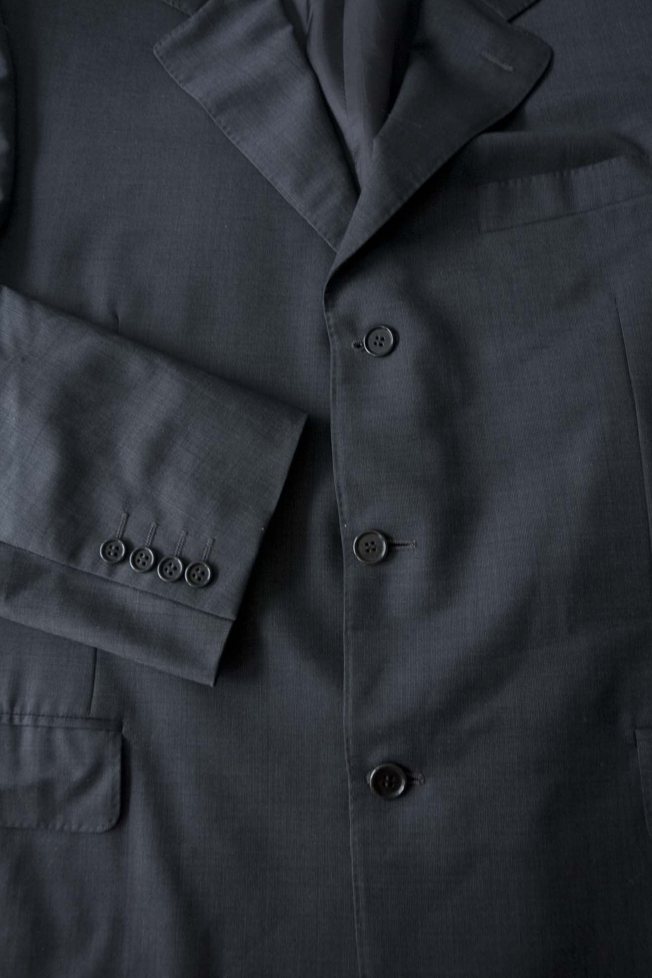 Canali Jacket Wool Made in Italy Size 54L/42US Gray