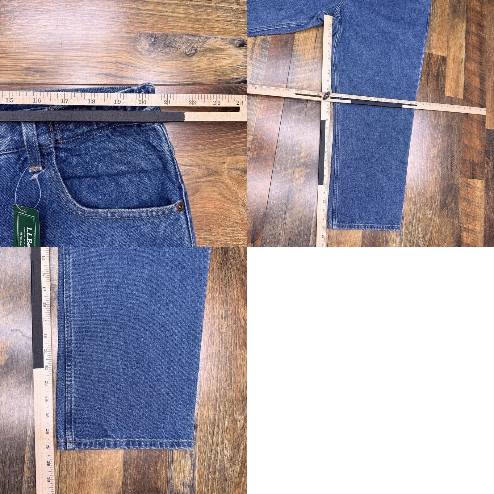 Vintage LL Bean Comfort Waist Jeans Mens 42x29 Stonewash Natural Fit New Size US 42 / EU 58 - 9 Thumbnail