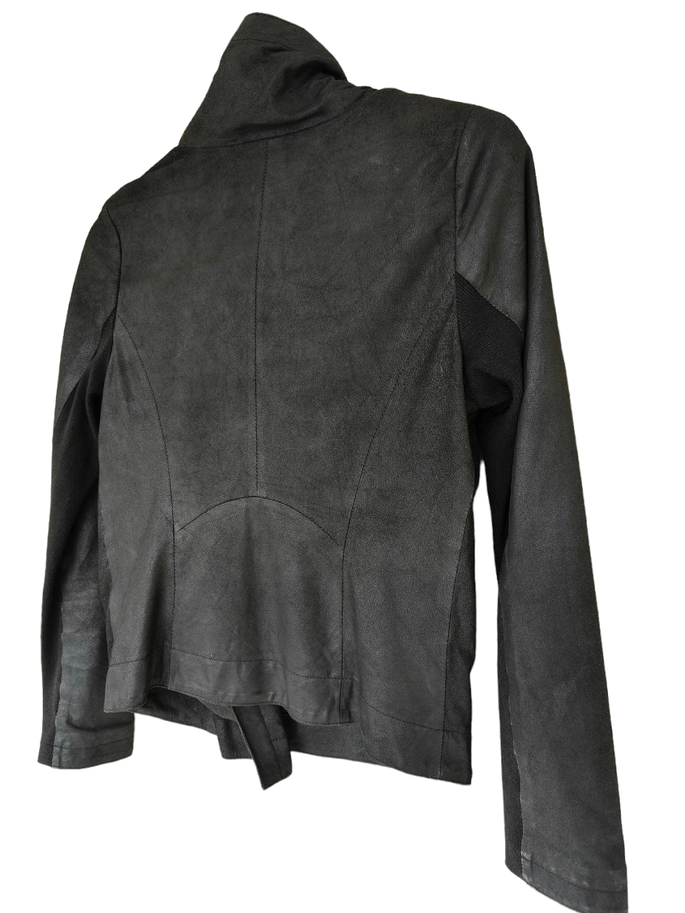 Patrizia Pepe ❎ Patrizia Pepe High Collar Goat Leather Jacket Size XS / US 0-2 / IT 36-38 - 3 Thumbnail