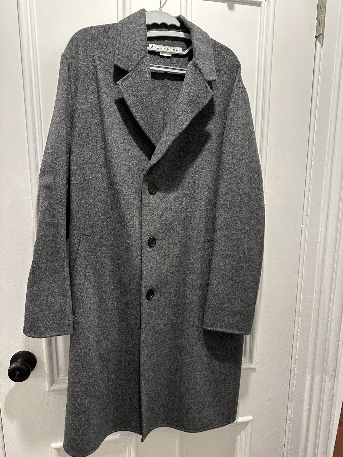 image of Acne Studios Wool in Grey, Men's (Size Small)