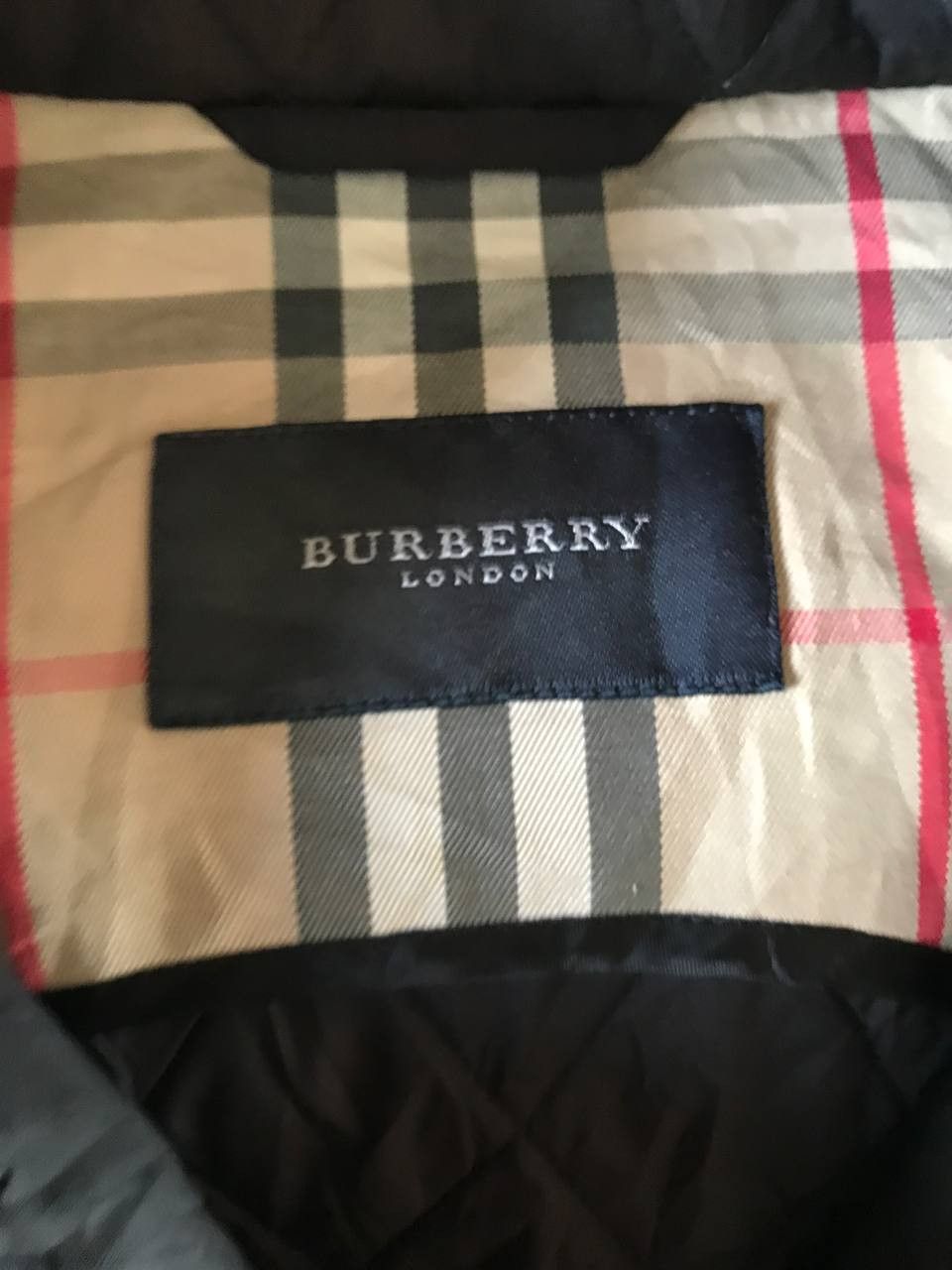 Burberry × Designer Burberry Sunfaded Black Quilted Shell Jacket Size US M / EU 48-50 / 2 - 6 Thumbnail
