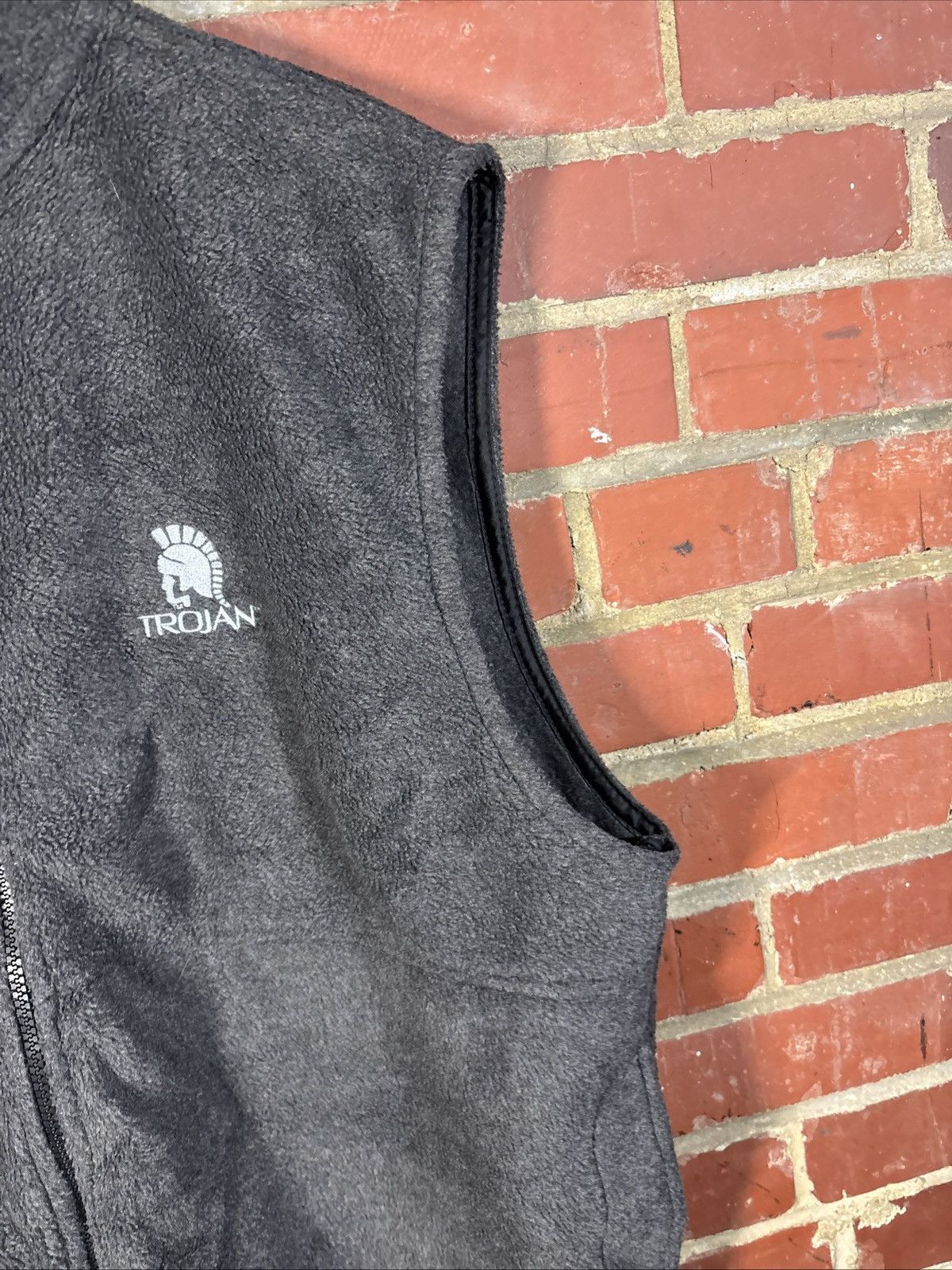 Sierra Vintage Y2k Trojan Condoms Promo Vest Jacket Sz Large Size US L / EU 52-54 / 3 - 3 Thumbnail