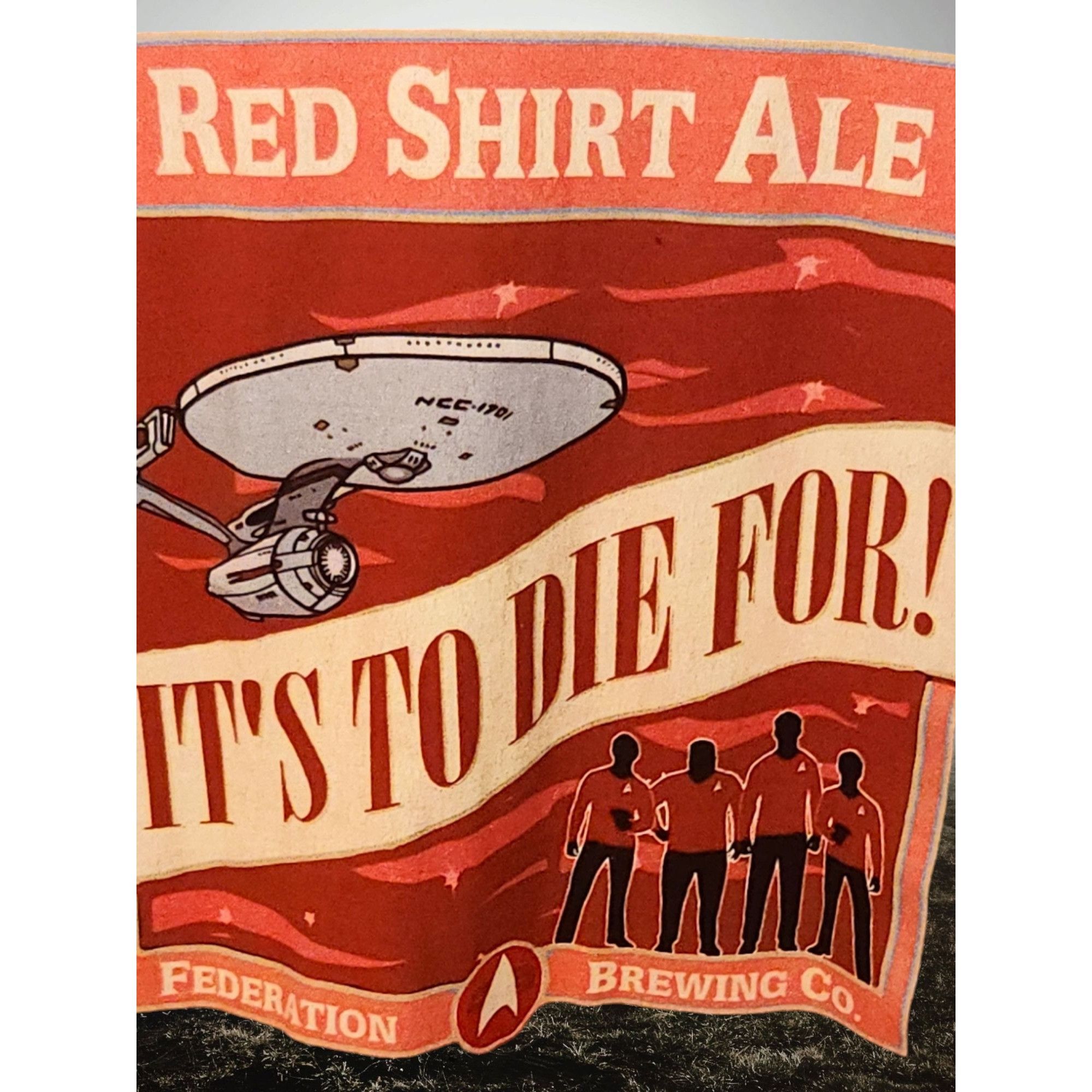 Gildan Vtg Star Trek T-shirt "Red Shirt Ale" Mens L Federation Brew Size US L / EU 52-54 / 3 - 2 Thumbnail