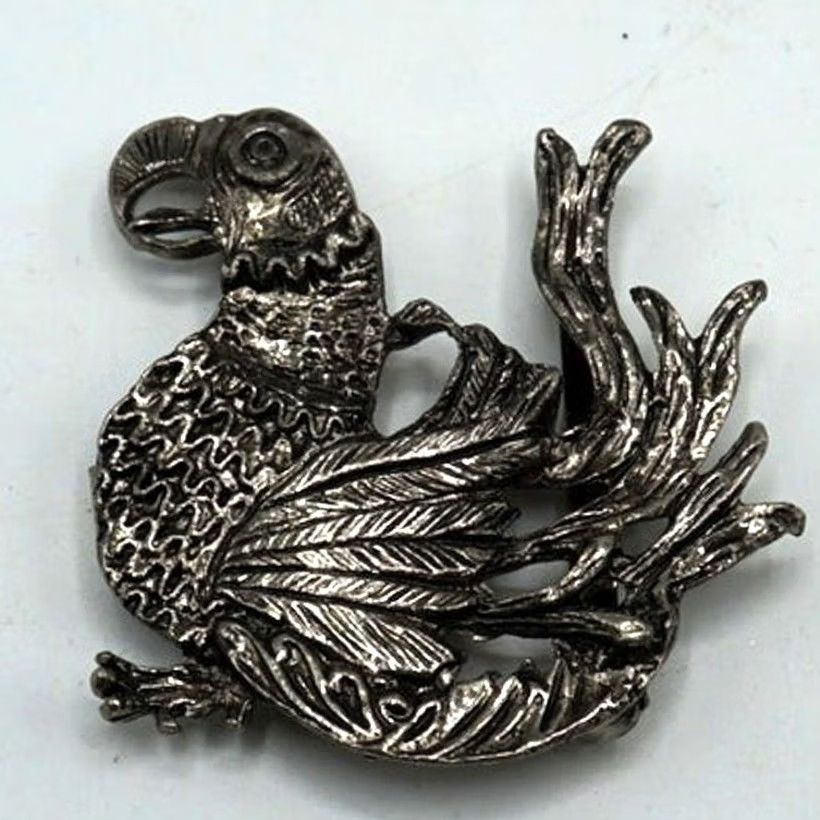 Vintage VINTAGE Metal Belt Buckle Bird Parrot Size ONE SIZE - 2 Thumbnail