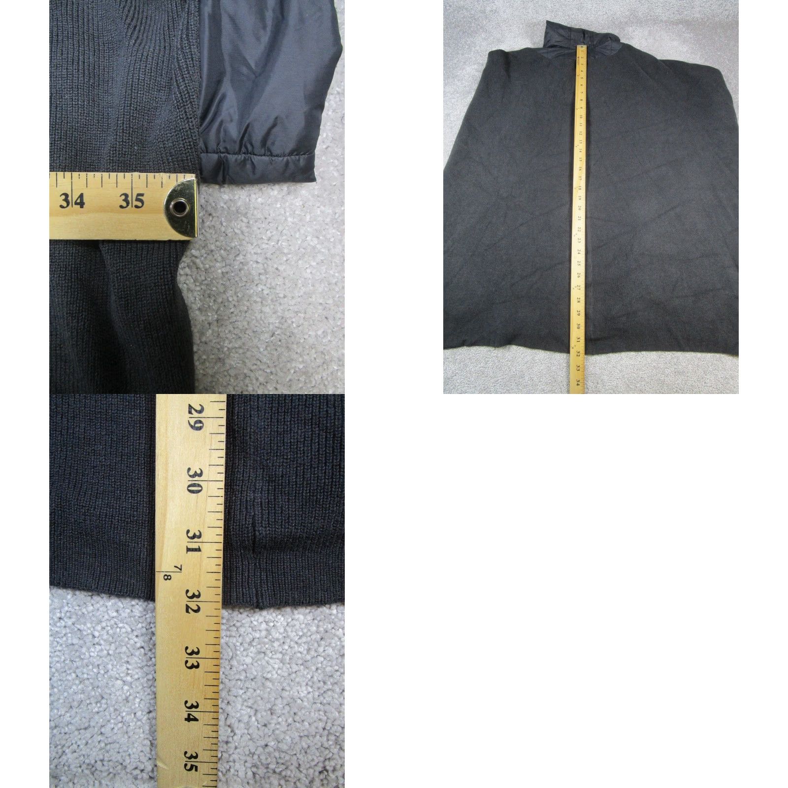 Vintage Chico's Zenergy Jacket Women's Regular Cotton Blend Knit Oversized Full Zip Gray L Size L / US 10 / IT 46 - 8 Thumbnail