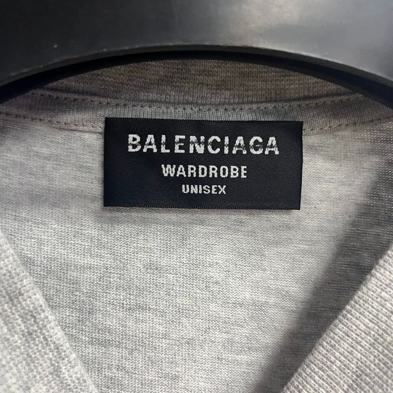 Balenciaga Balenciaga Latest Black Label Grey Coke Embroidered Logo Ro Size US S / EU 44-46 / 1 - 2 Thumbnail