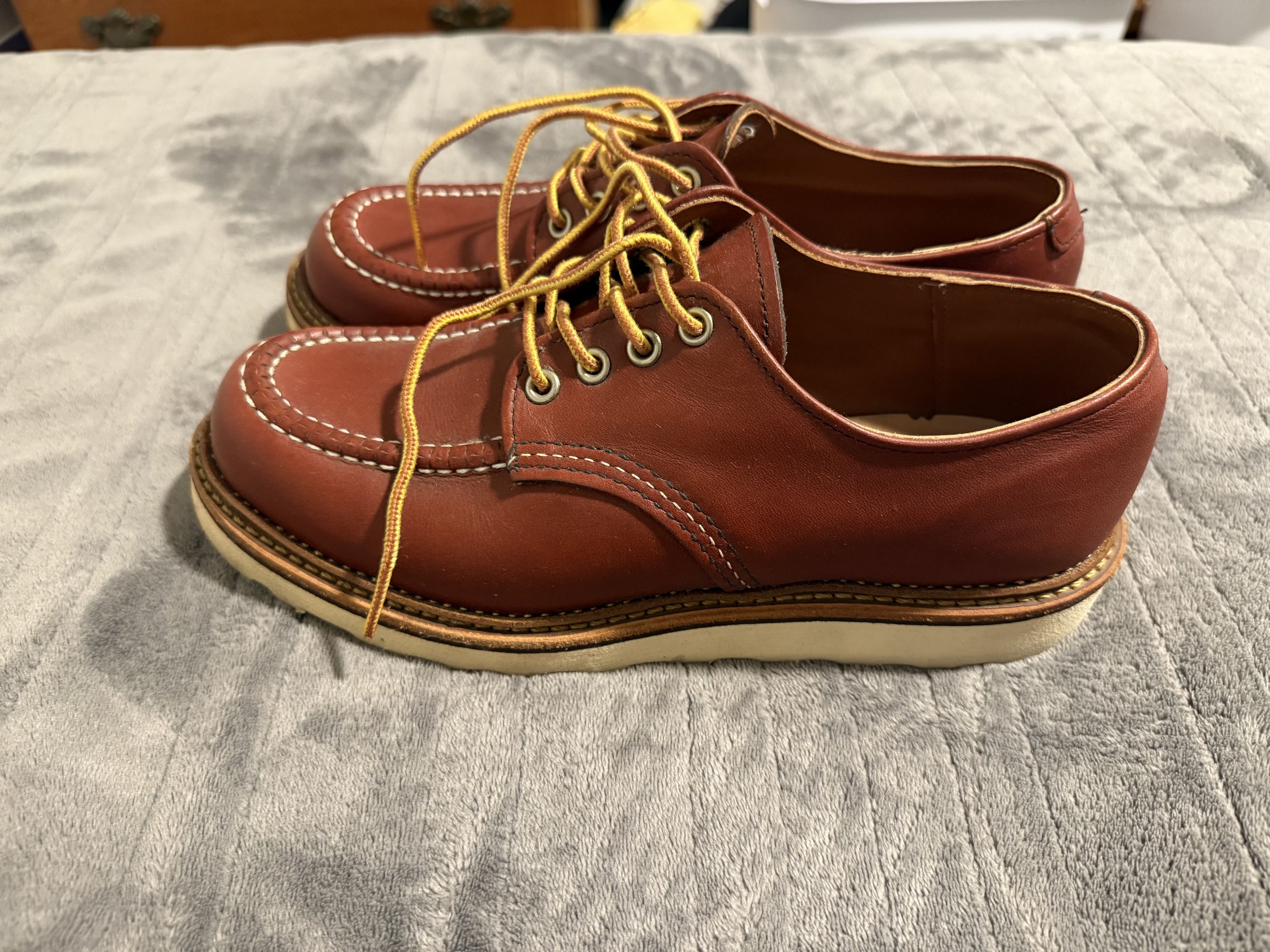 Red Wing Red Wing Shop Moc Oxford in Oro Legacy Leather Size US 7.5 / EU 40-41 - 3 Thumbnail