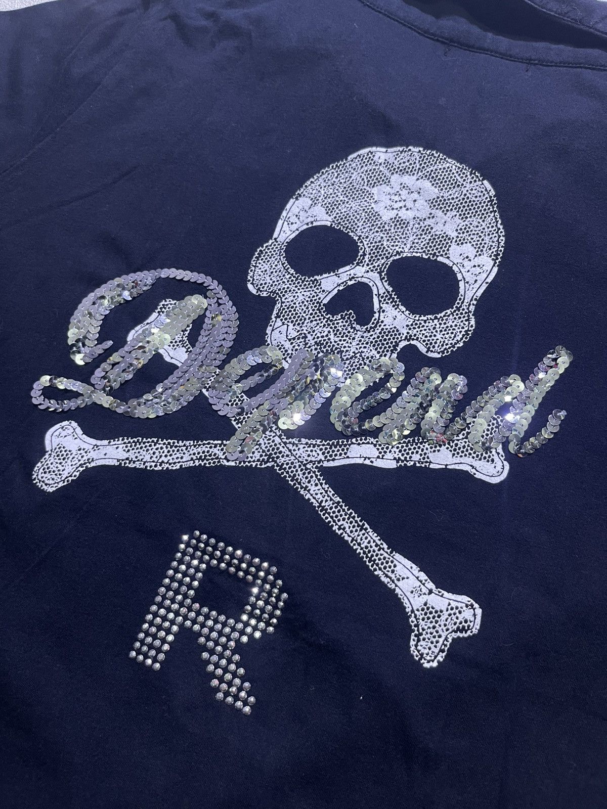 Hysteric Glamour Y2K PALEO short sleeve tshirt women' skull gliter style Size M / US 6-8 / IT 42-44 - 3 Thumbnail