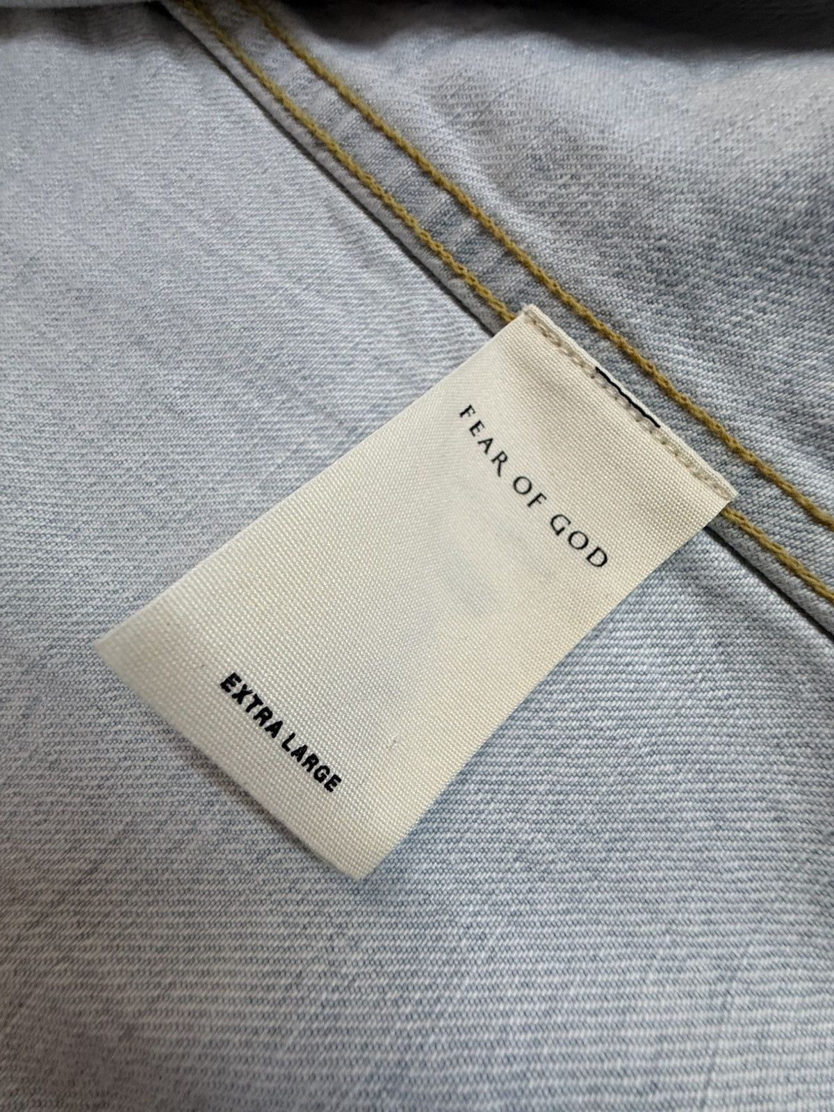 Fear of God Fear of God Eternal Collection Denim Jacket-Lt. Vintage Wash Size US XL / EU 56 / 4 - 21 Thumbnail