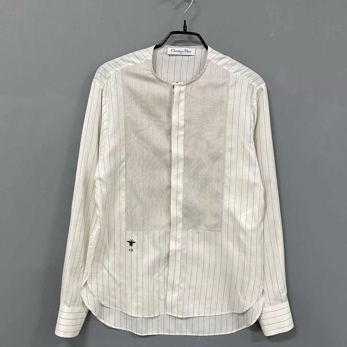 Dior Dior Women's Embroidered Bee Silk Shirt 36 Size XS / US 0-2 / IT 36-38 - 1 Thumbnail