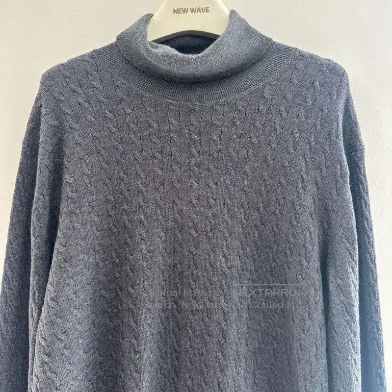 Thom Browne Thom Browne Gray Wool Striped Long Sleeve Sweater . Size US XXL / EU 58 / 5 - 2 Thumbnail