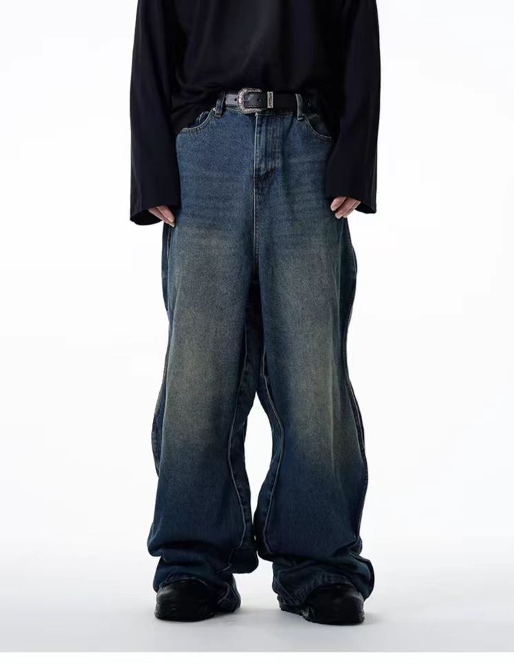 Japanese Brand × Vintage Vintage High Street Hip Hop Wide Leg Loose Jeans Size US 32 / EU 48 - 1 Thumbnail